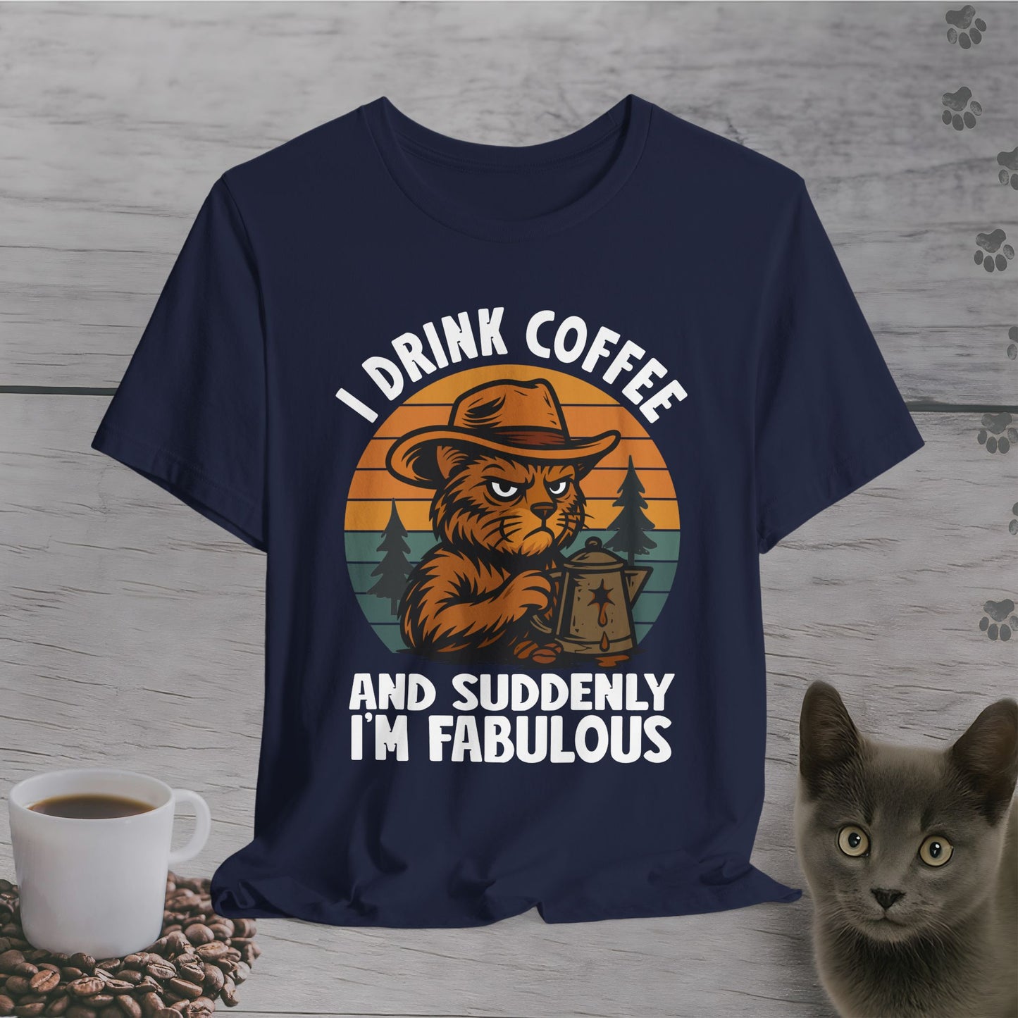 Fabulous Cowboy Cat T-Shirt