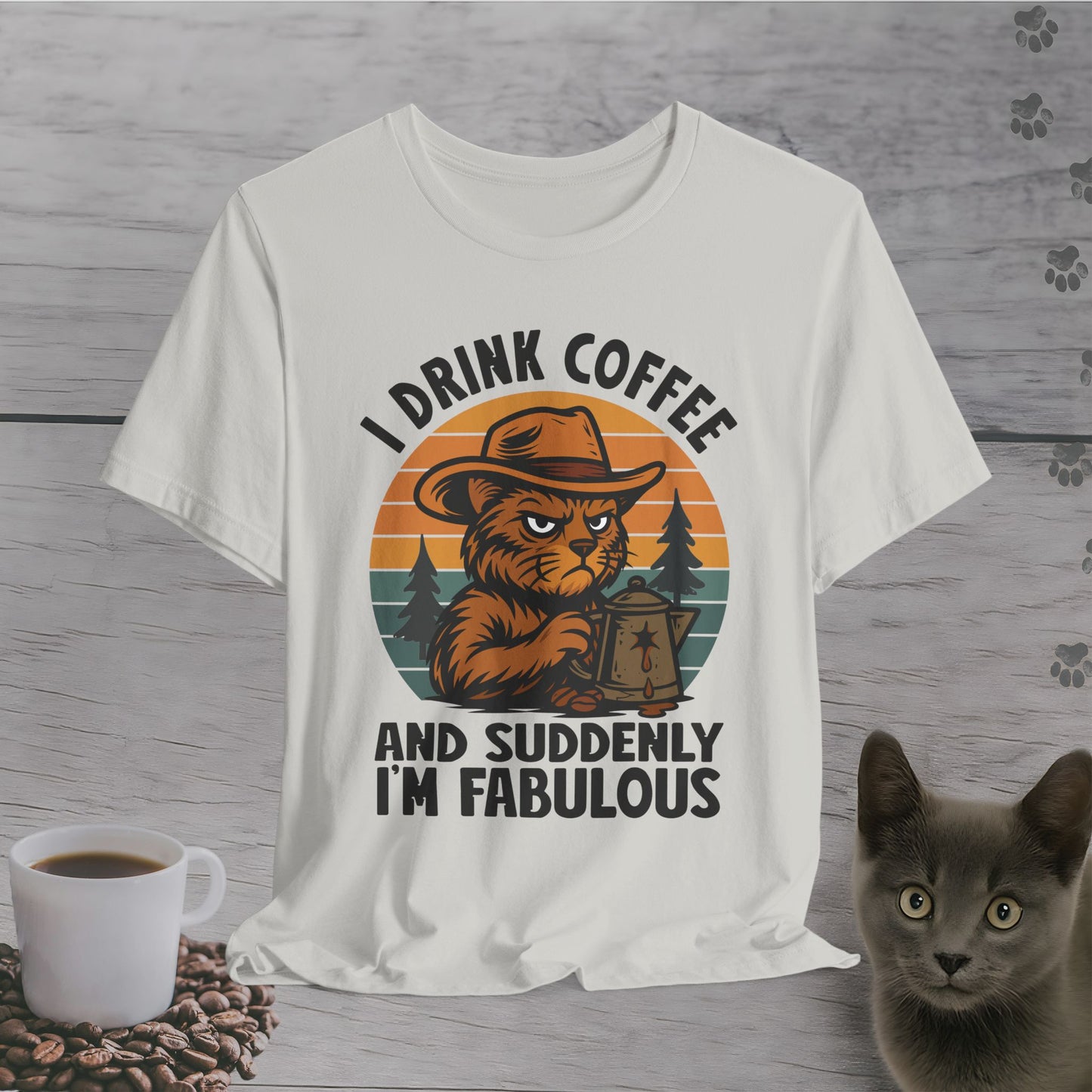 Fabulous Cowboy Cat T-Shirt