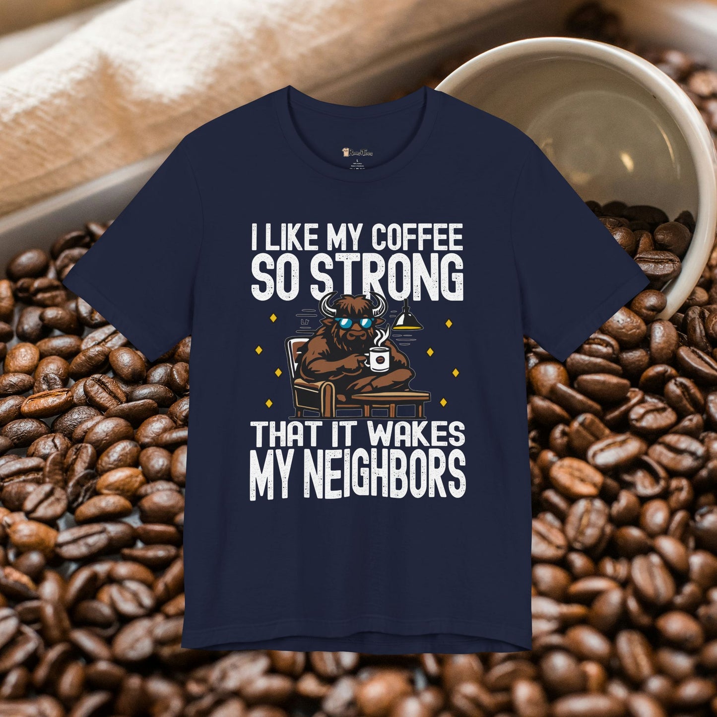 Caffeine That Wakes Neighbors T-Shirt