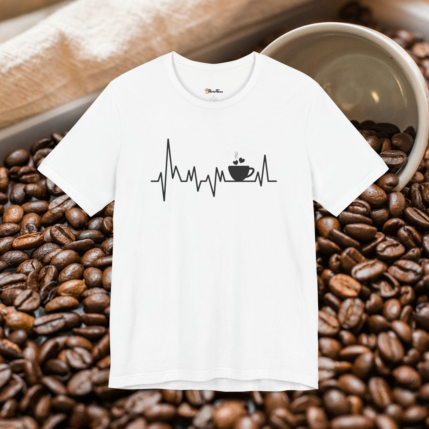 Heartbeat Coffee Cup T-Shirt