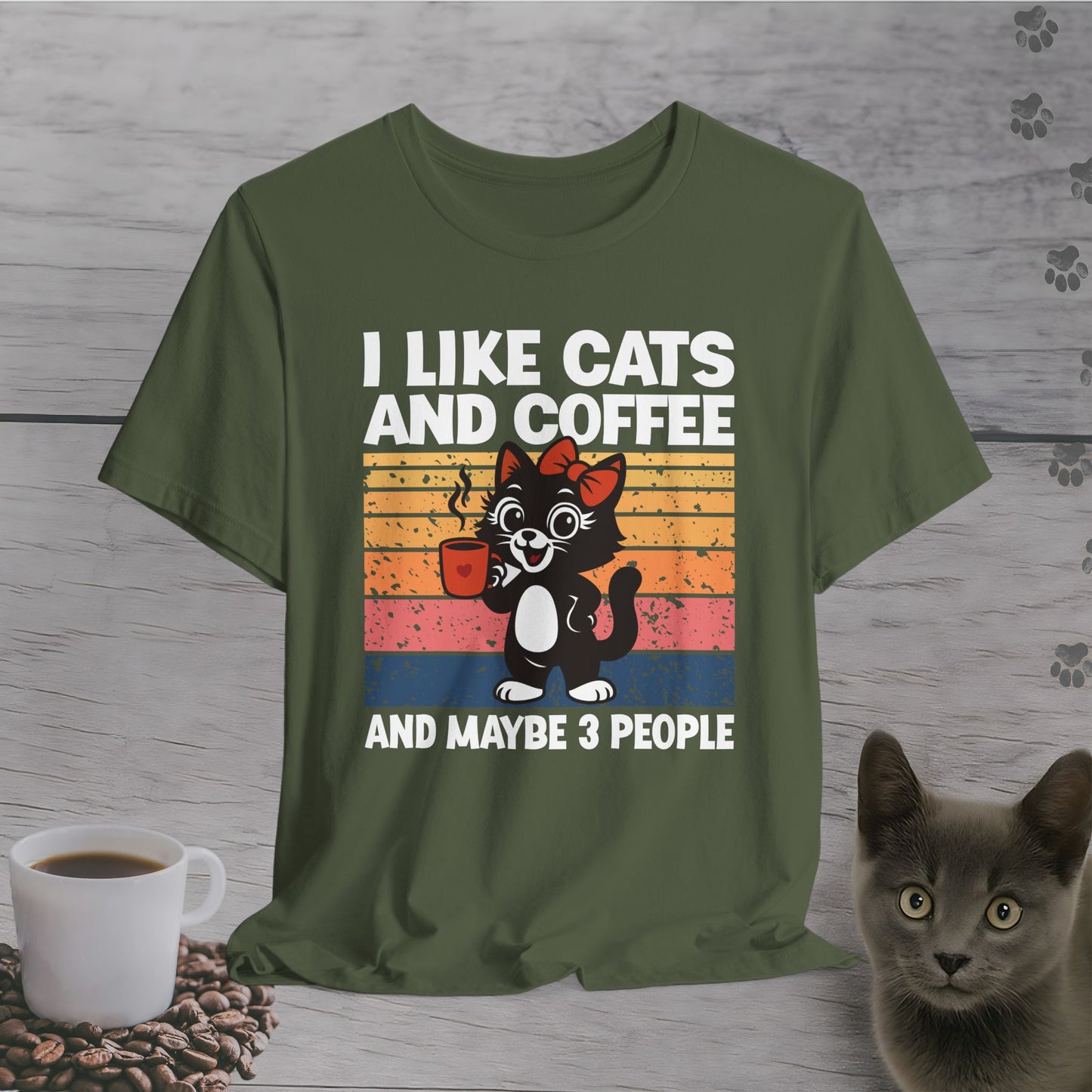 Cute But Not That Social Cat T-Shirt