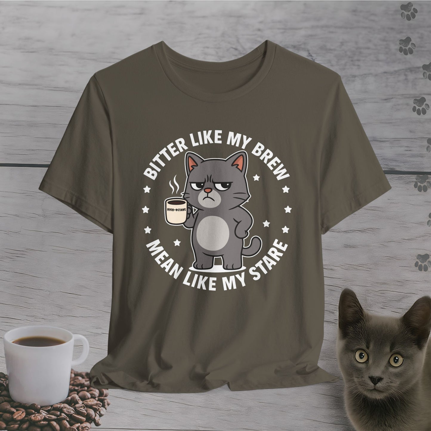 High-Octane Cat Attitude T-Shirt