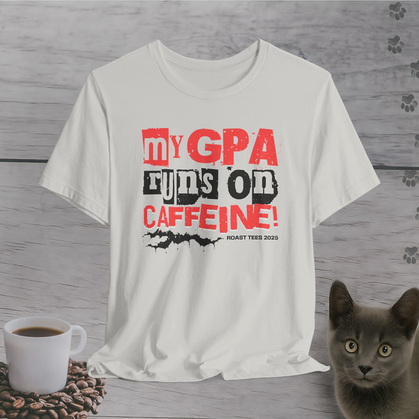 My GPA Runs on Caffeine T-Shirt