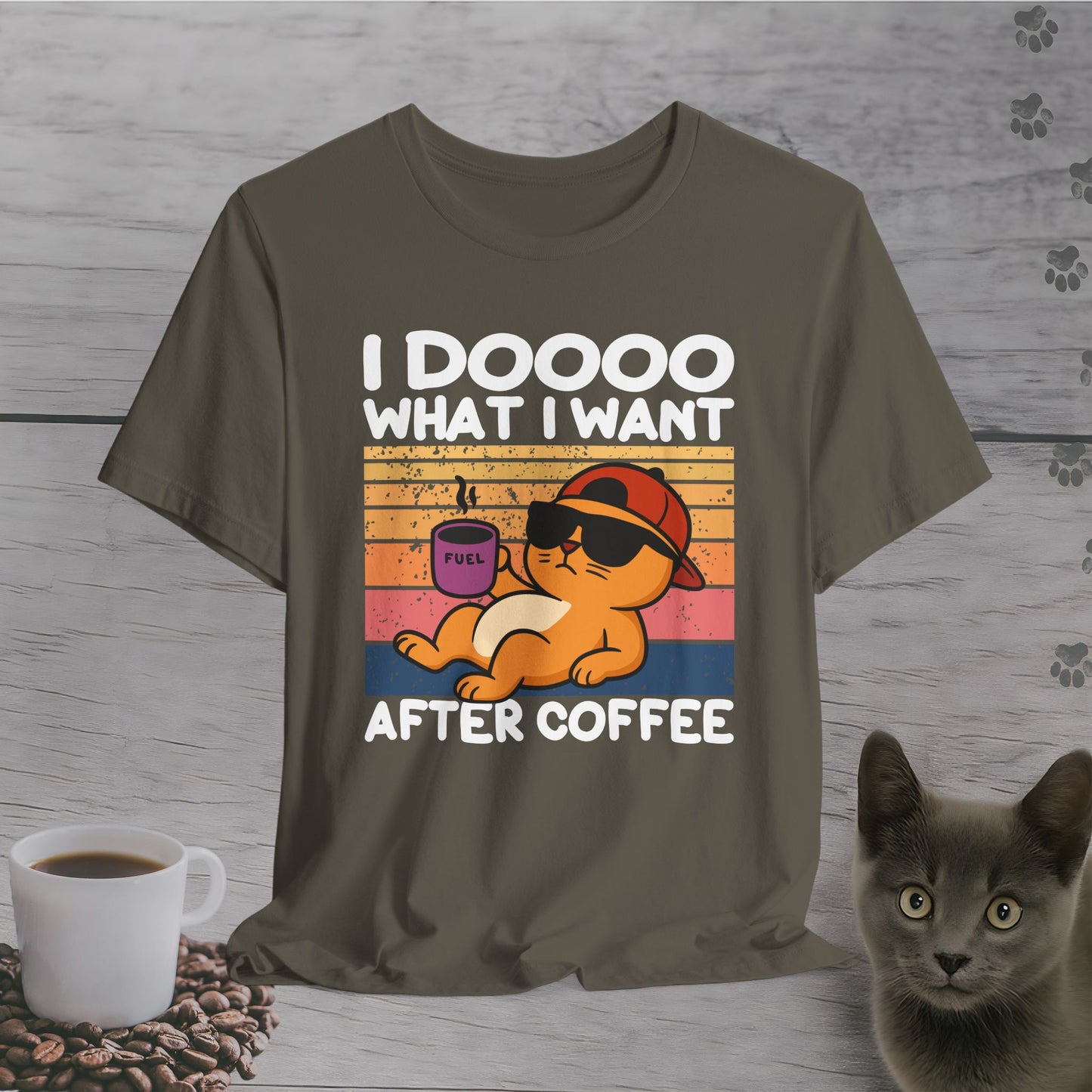 Lazy Boss Cat T-Shirt