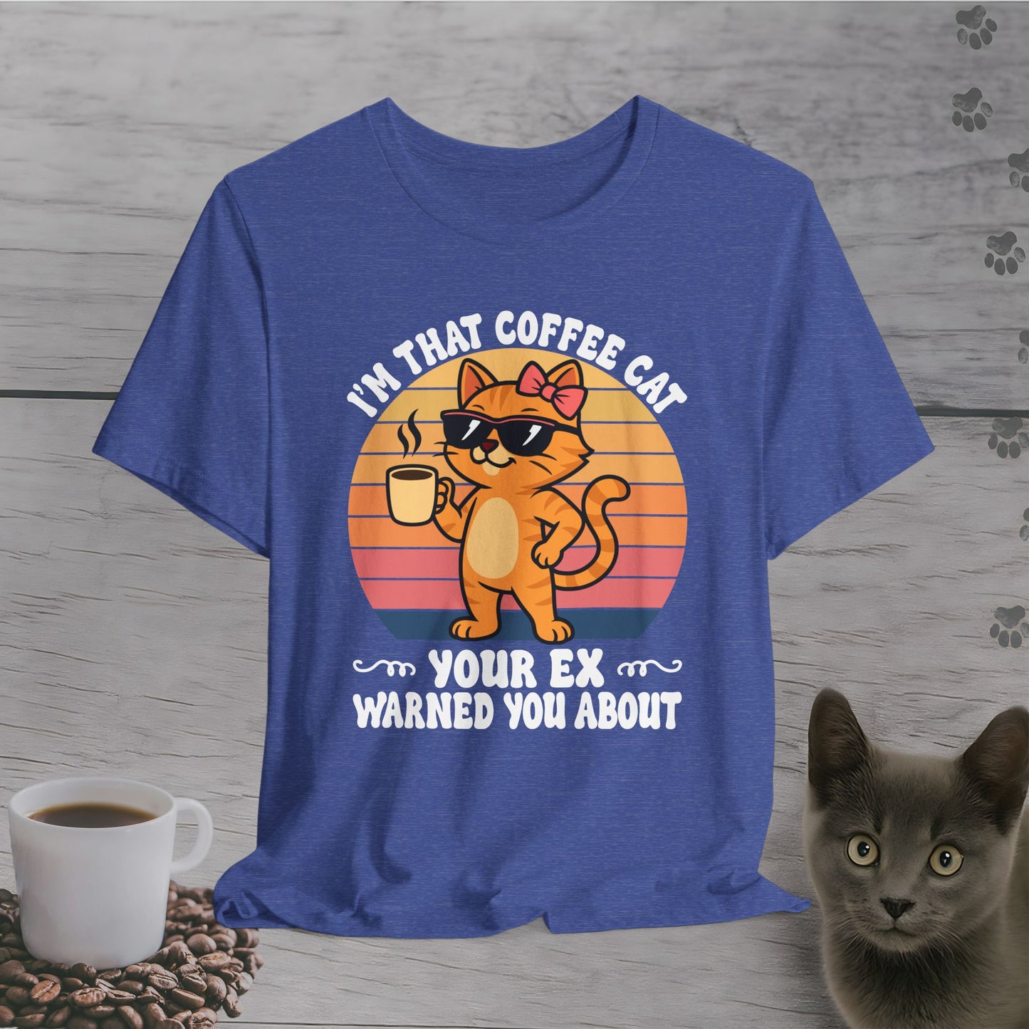 The Coffee Cat She Warned You About T-Shirt