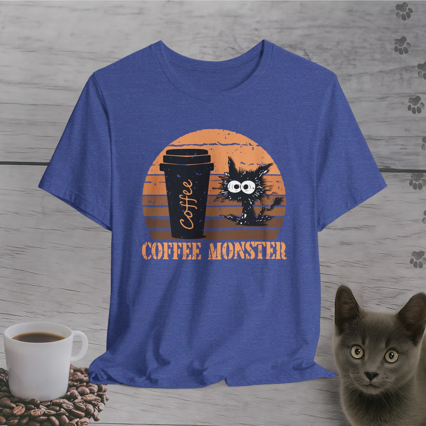 Caffeinated Coffee Monster T-Shirt