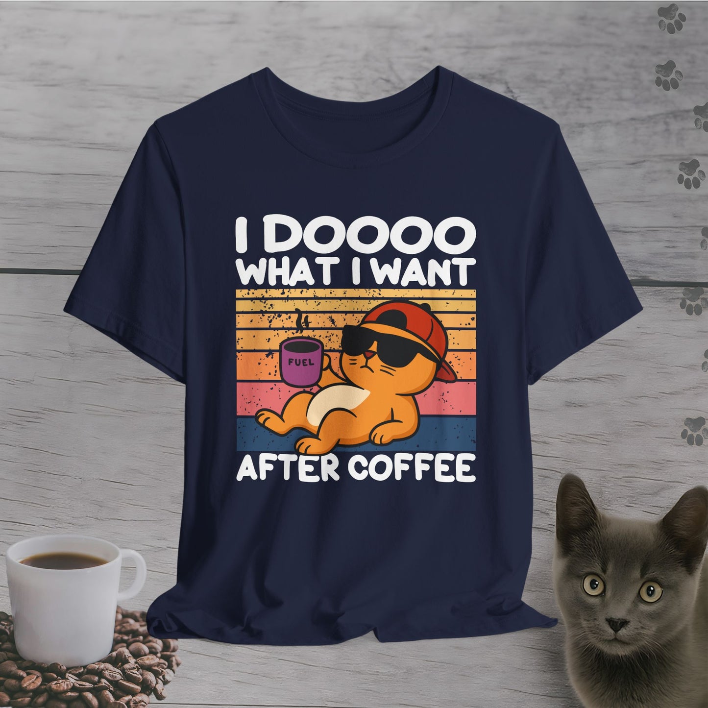 Lazy Boss Cat T-Shirt