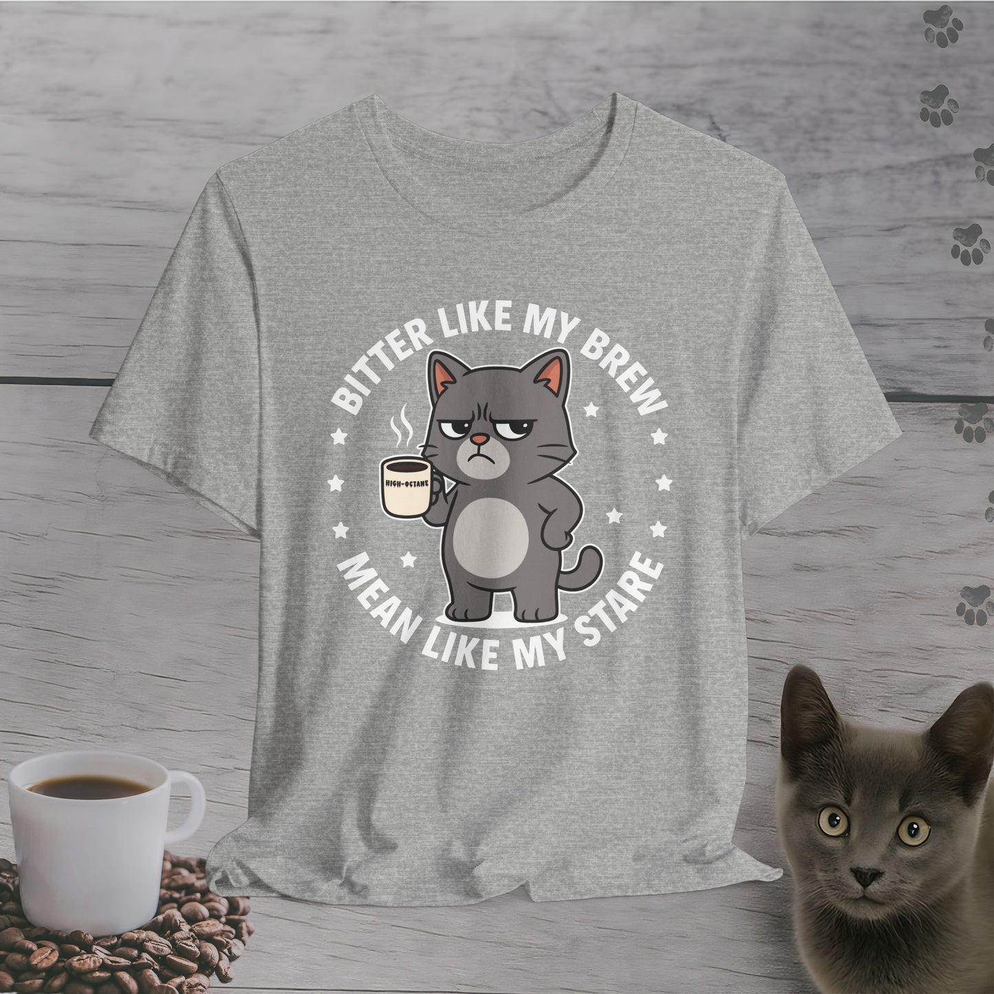 High-Octane Cat Attitude T-Shirt