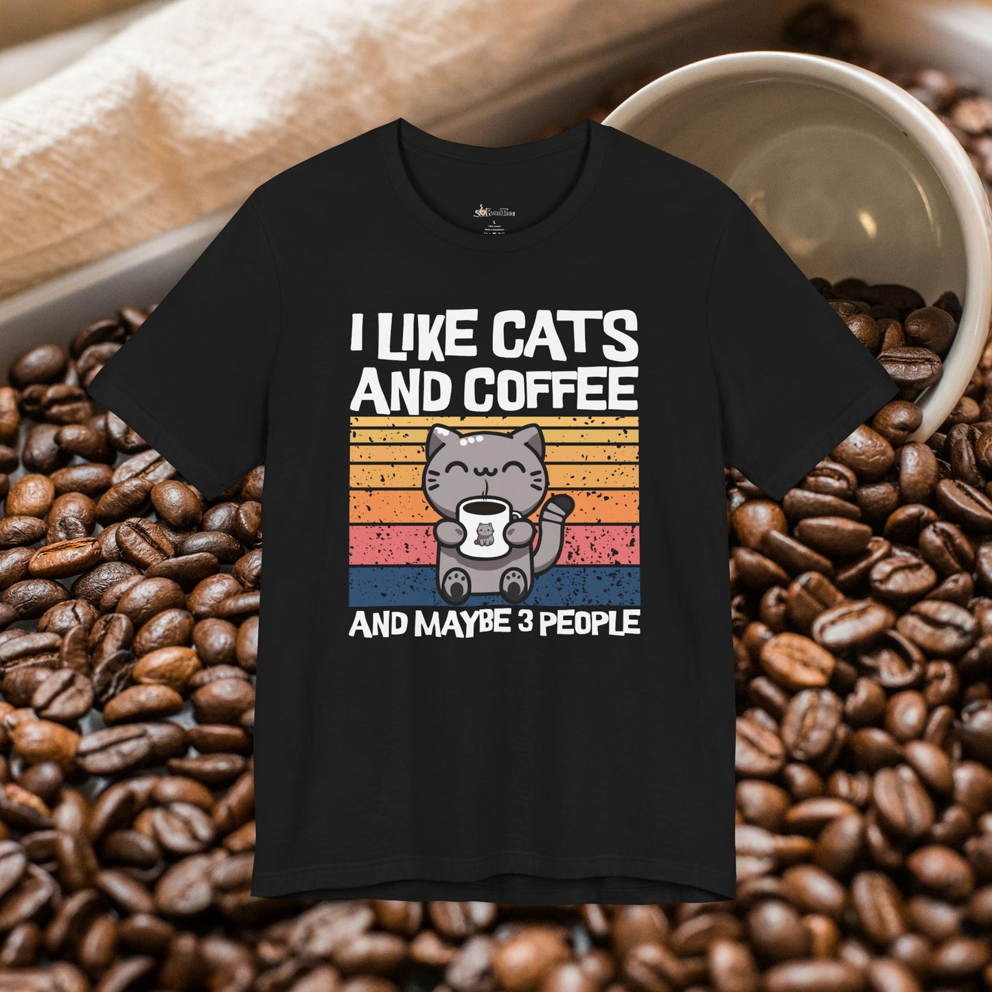 I Like Cats and Coffee T-Shirt