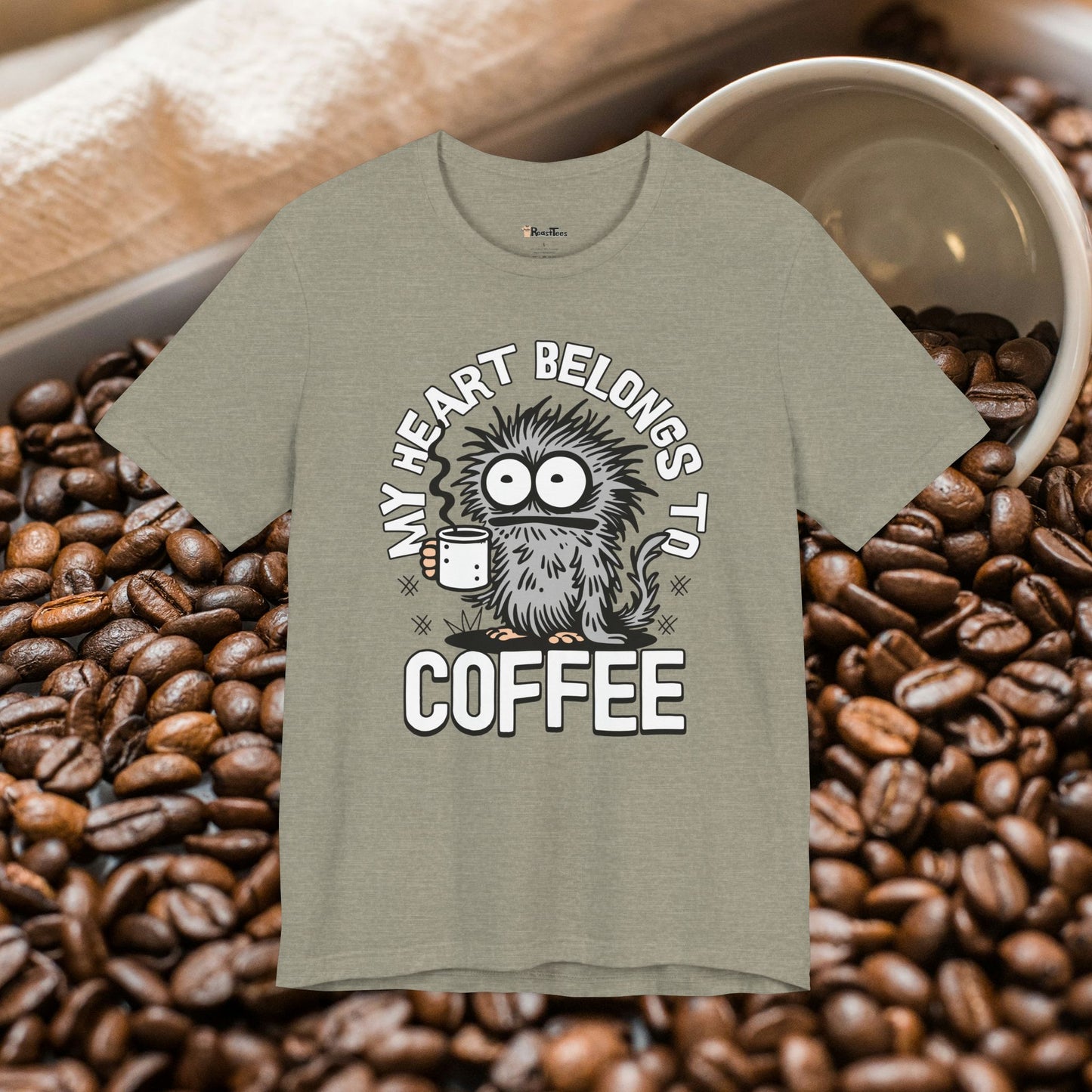 My Heart Belongs to Coffee T-Shirt