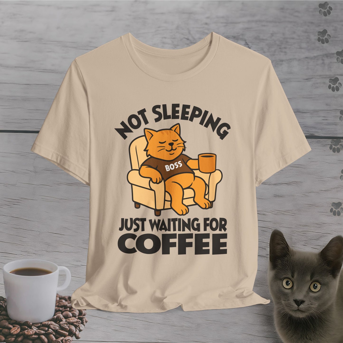 Waiting for Coffee Like a Boss T-Shirt