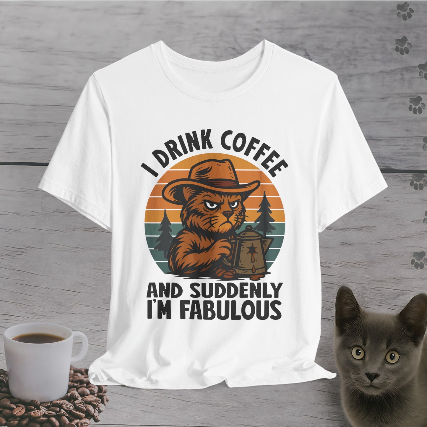 Fabulous Cowboy Cat T-Shirt