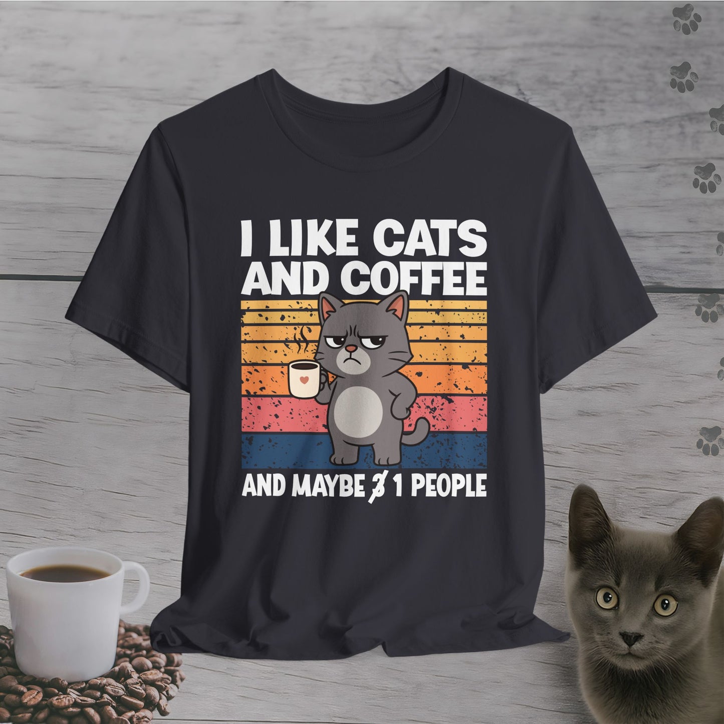Maybe 1 Person Cat T-Shirt