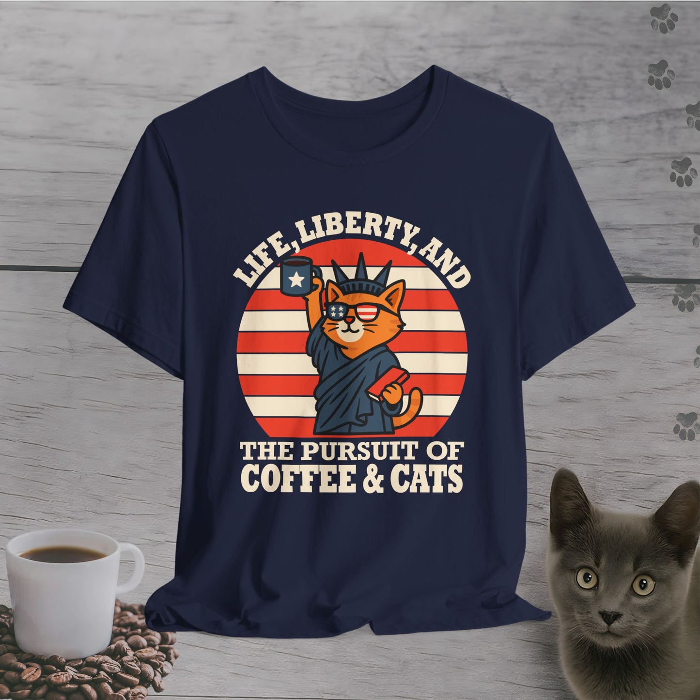 Liberty Brew Cat T-Shirt