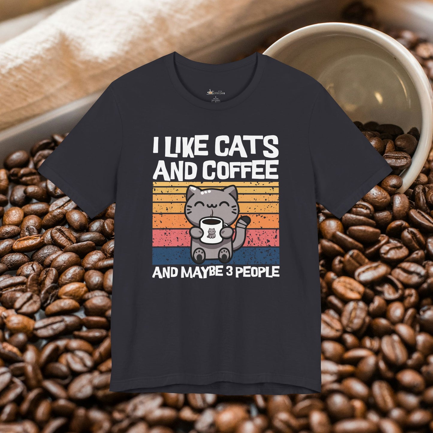 I Like Cats and Coffee T-Shirt