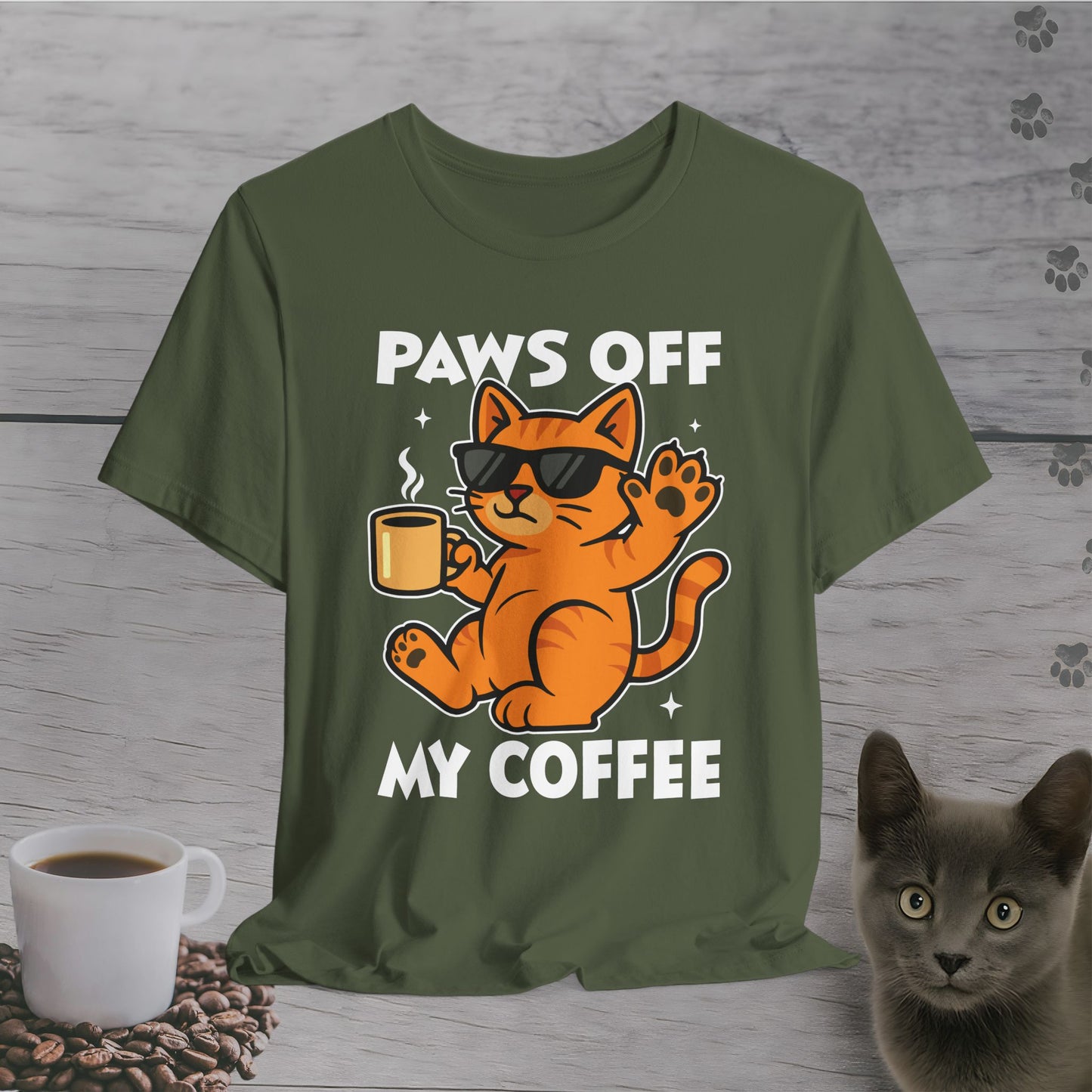 Paws Off My Coffee T-Shirt