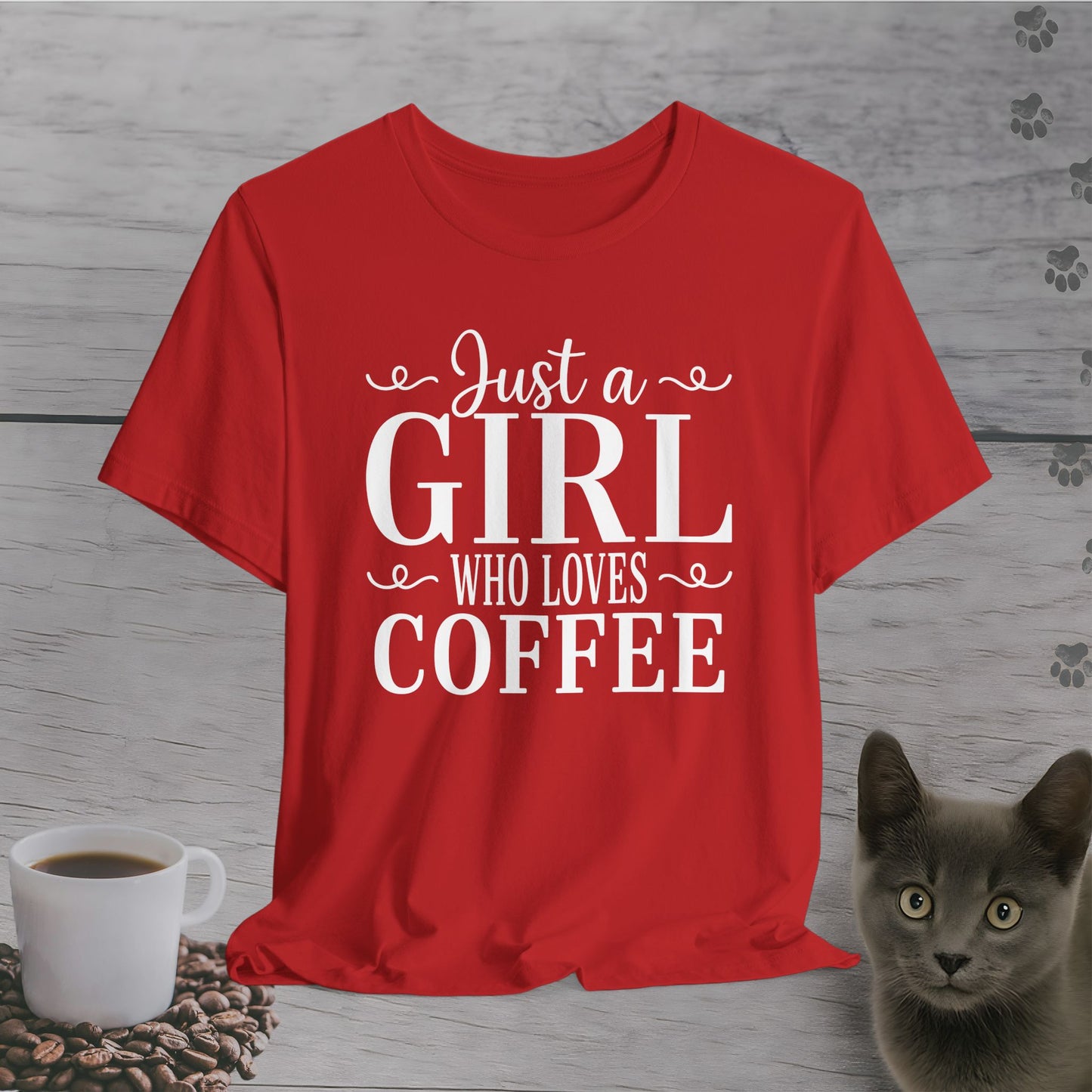 Sweet Just a Girl Who Loves Coffee T-Shirt