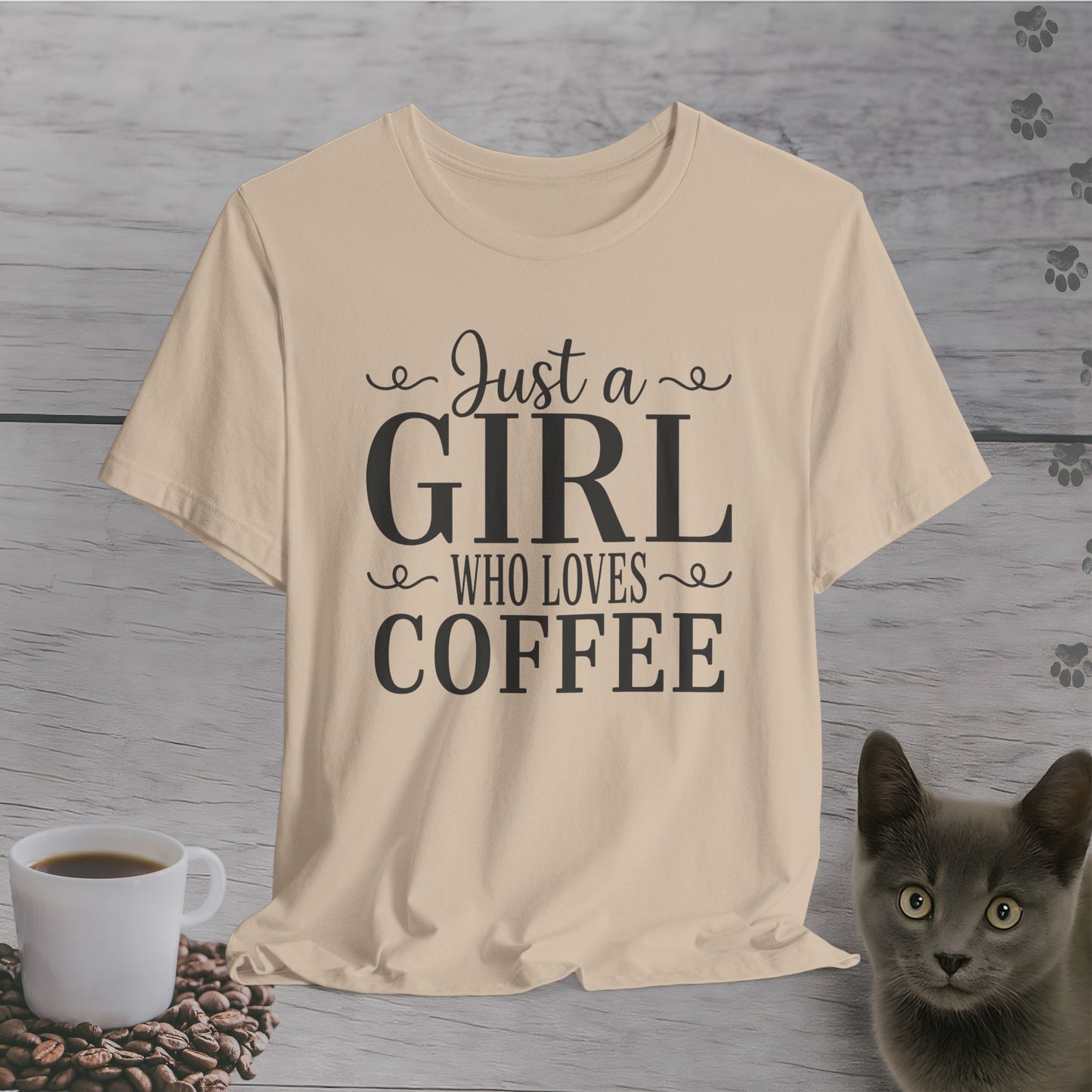 Sweet Just a Girl Who Loves Coffee T-Shirt