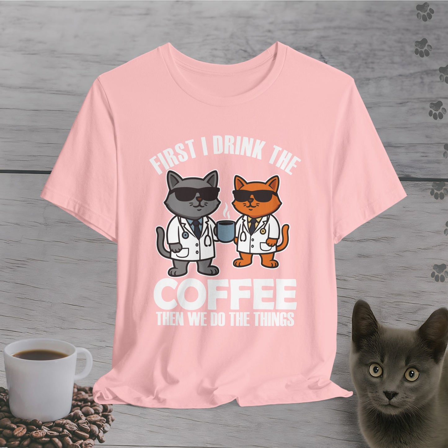 Doctor Cats Need Coffee T-Shirt
