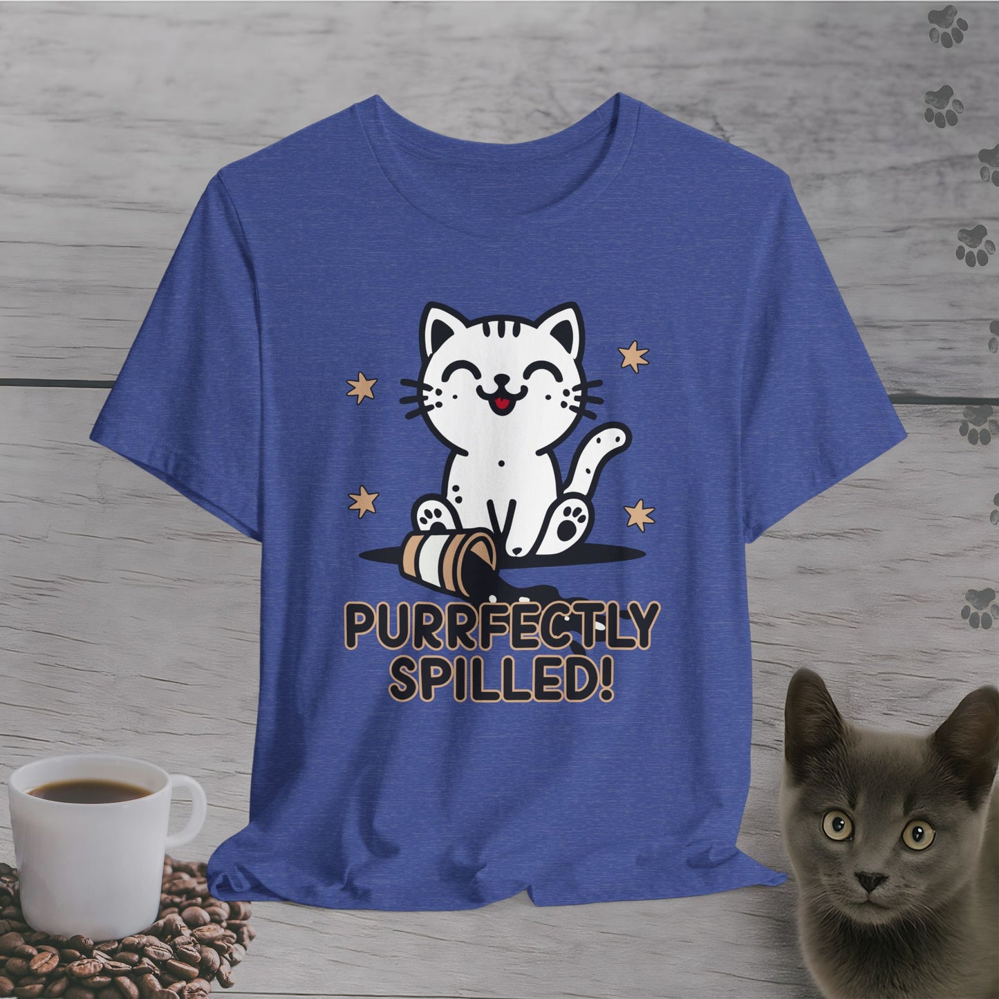 Purrfectly Spilled T-Shirt
