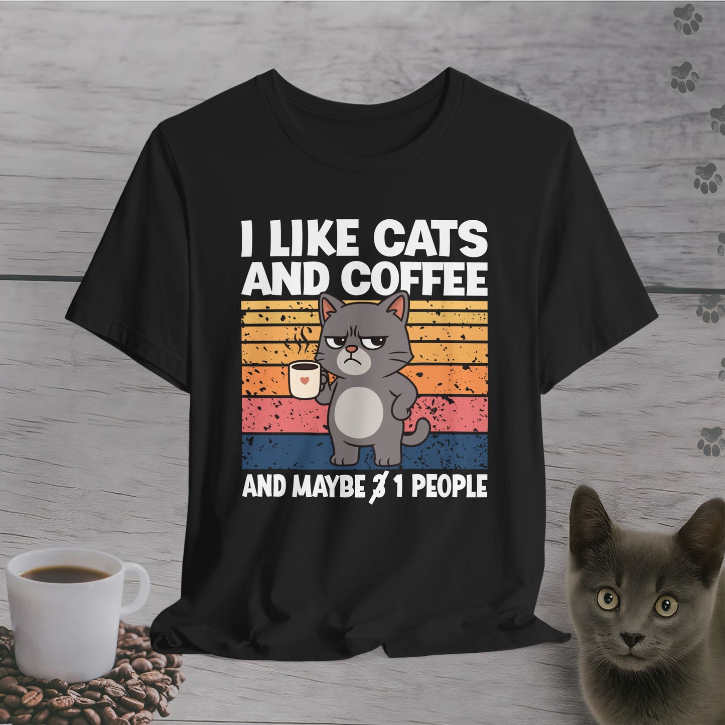 Maybe 1 Person Cat T-Shirt