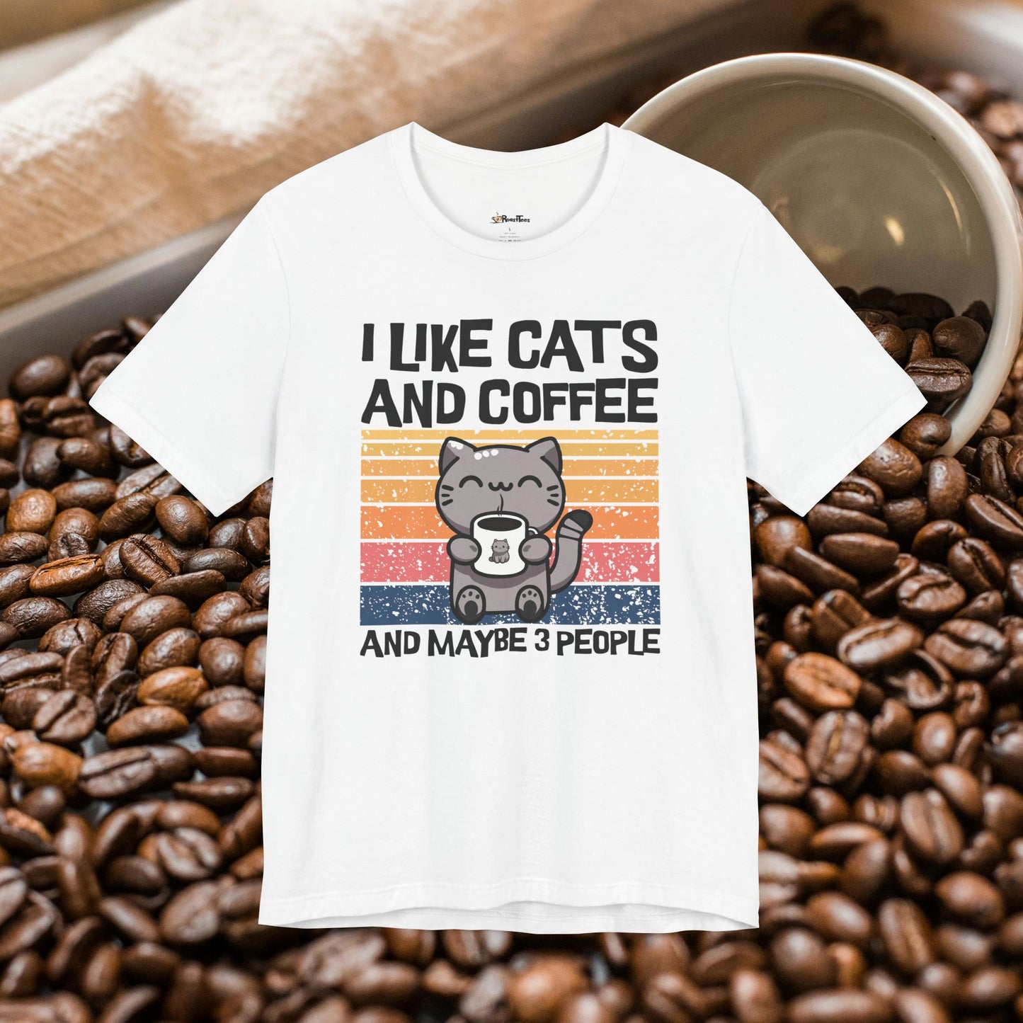 I Like Cats and Coffee T-Shirt
