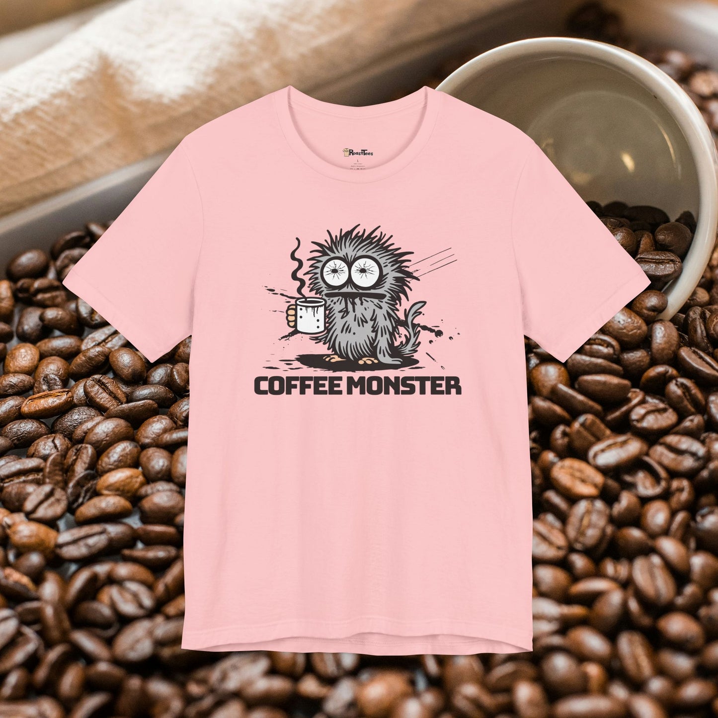Messy Coffee Monster T-Shirt