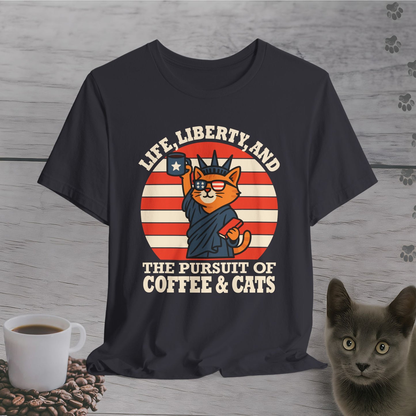 Liberty Brew Cat T-Shirt