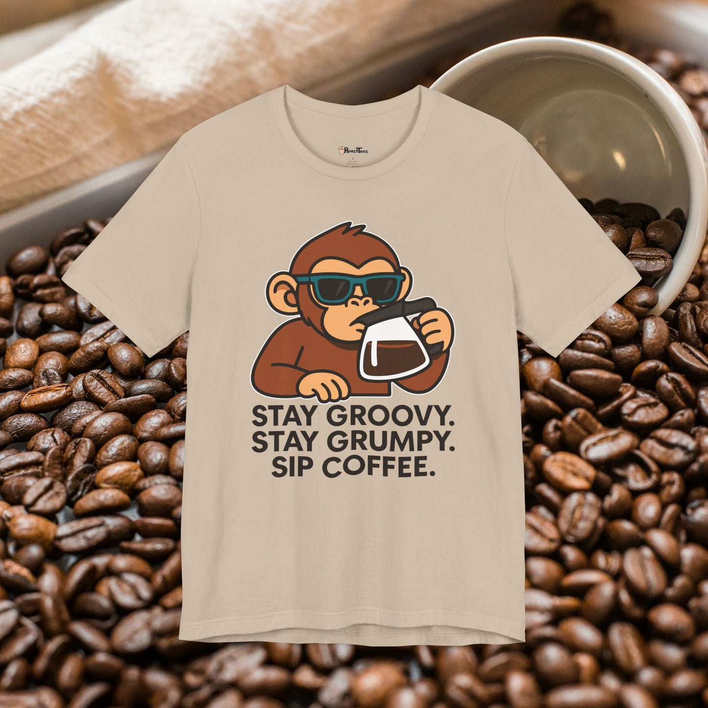 Groovy and Grumpy Coffee T-Shirt