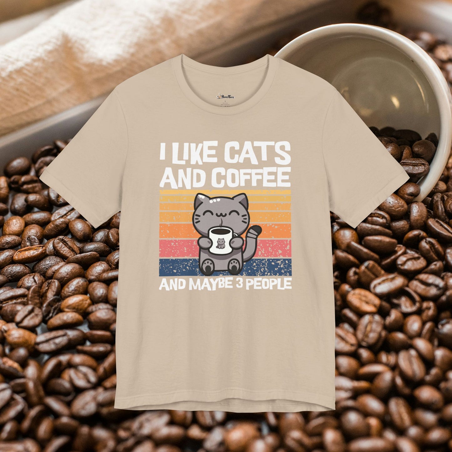 I Like Cats and Coffee T-Shirt