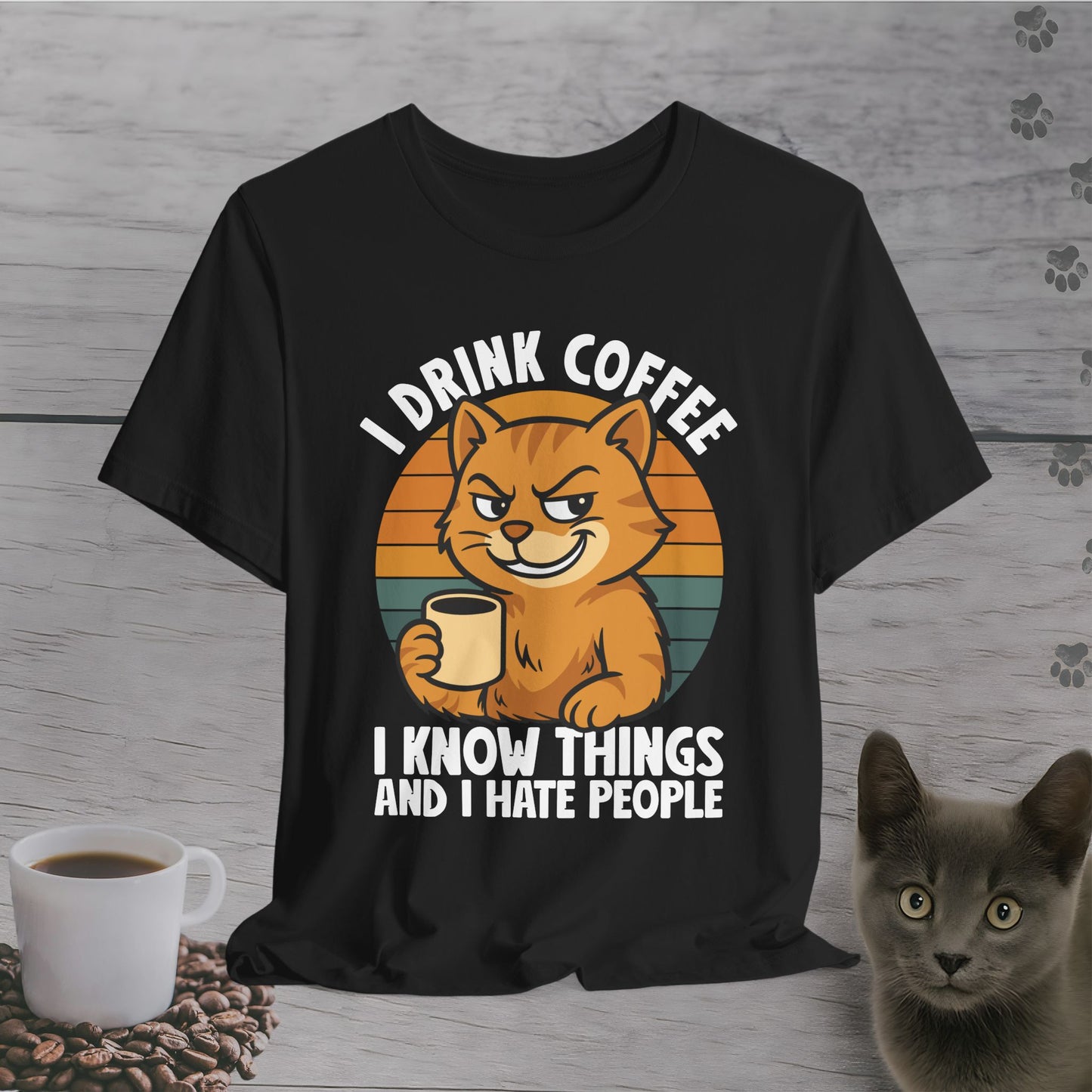 Mean Brew Cat T-Shirt