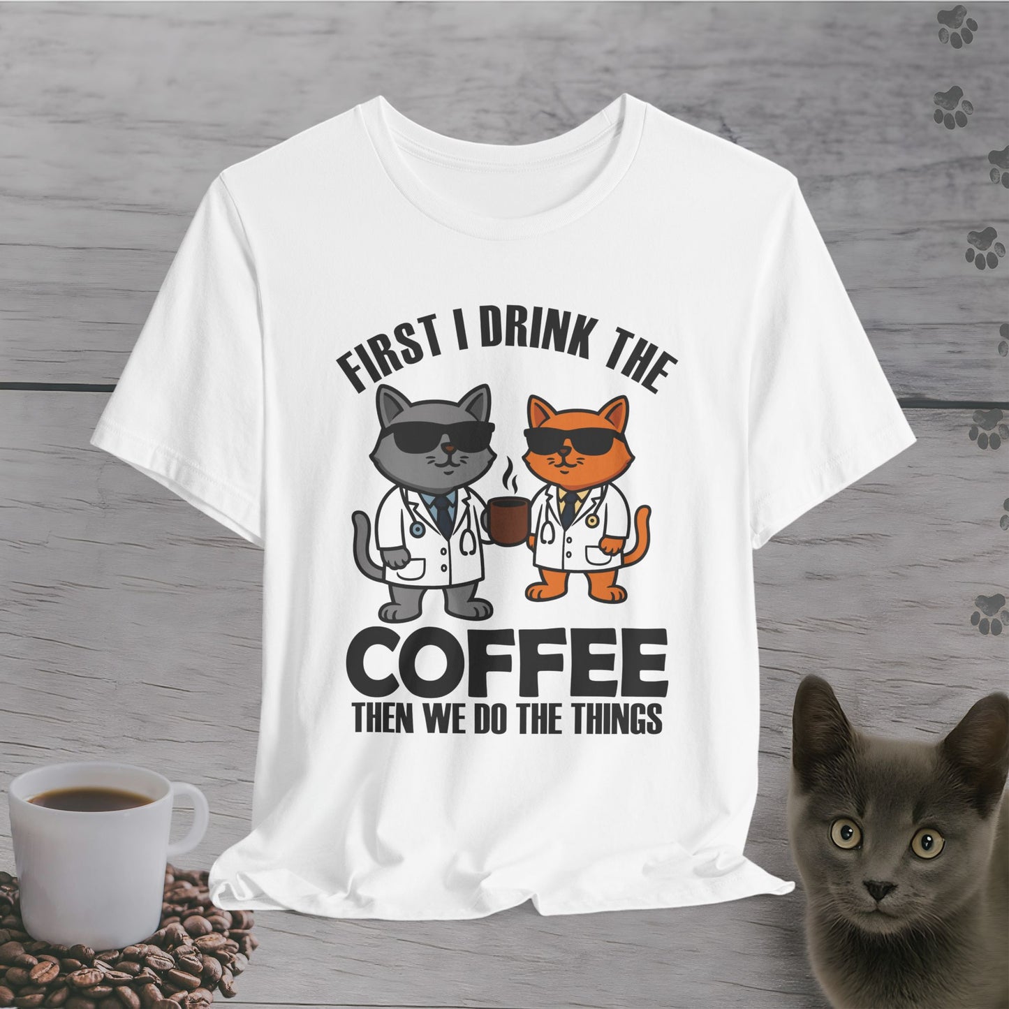 Doctor Cats Need Coffee T-Shirt