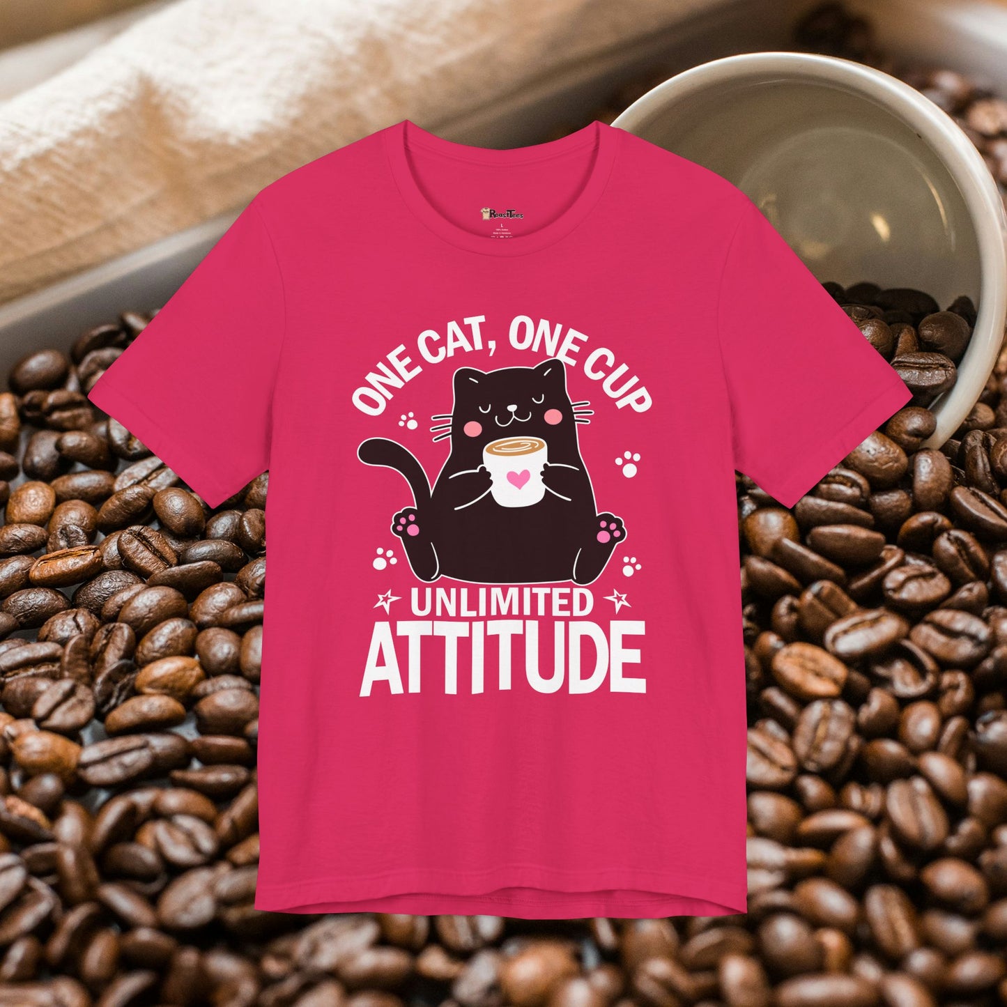 Feline Fueled Coffee T-Shirt