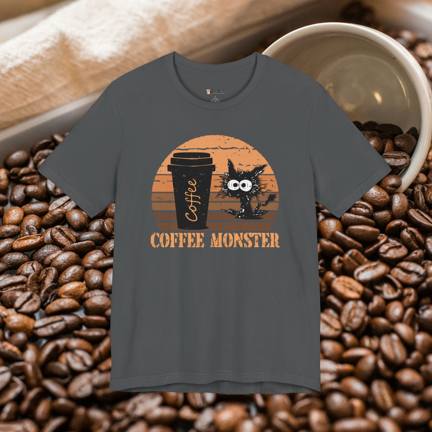 Caffeinated Coffee Monster T-Shirt