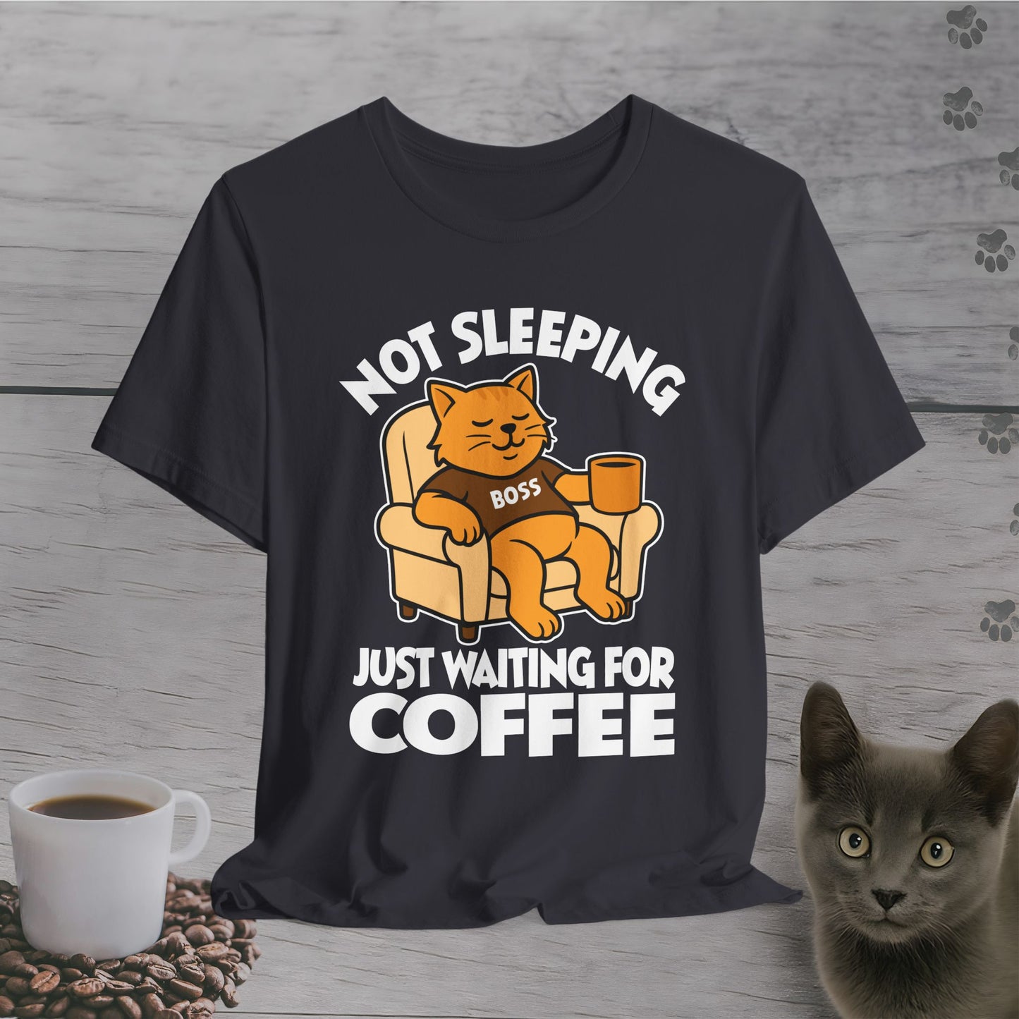 Waiting for Coffee Like a Boss T-Shirt