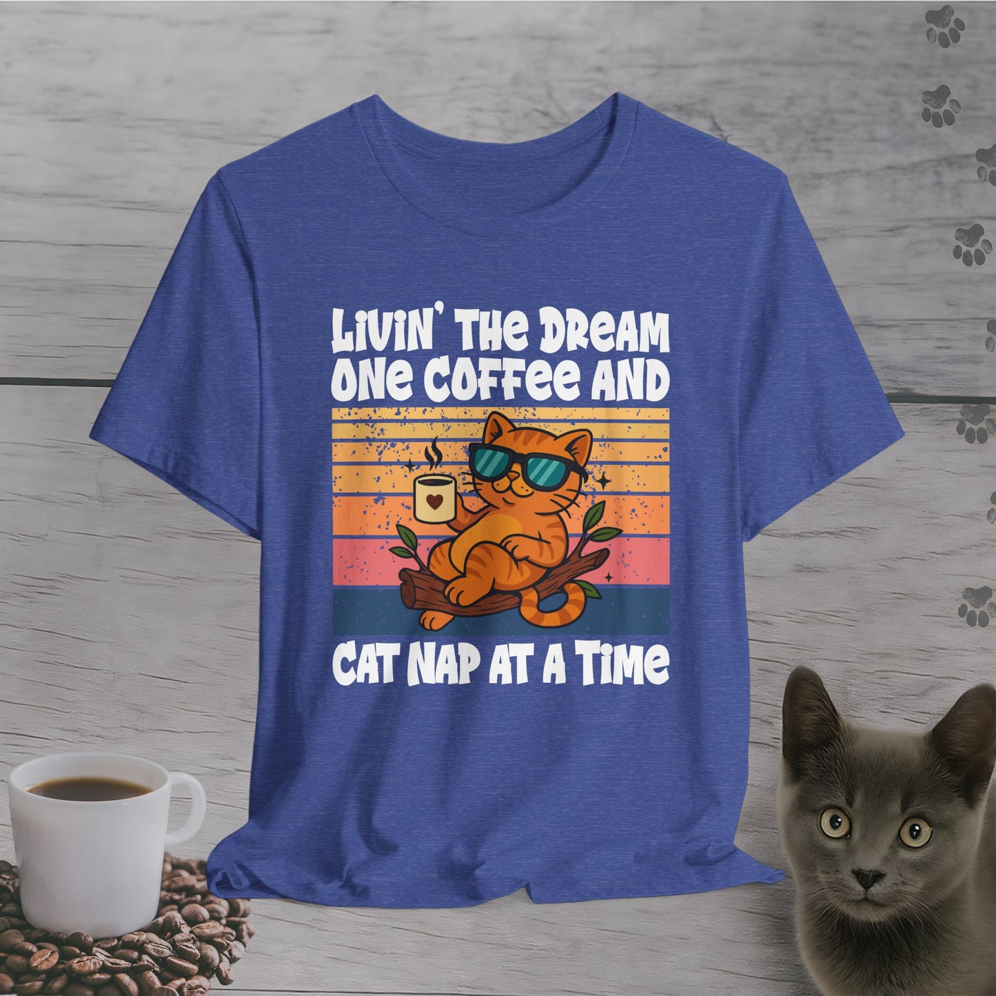 Sip Nap Cat Repeat T-Shirt