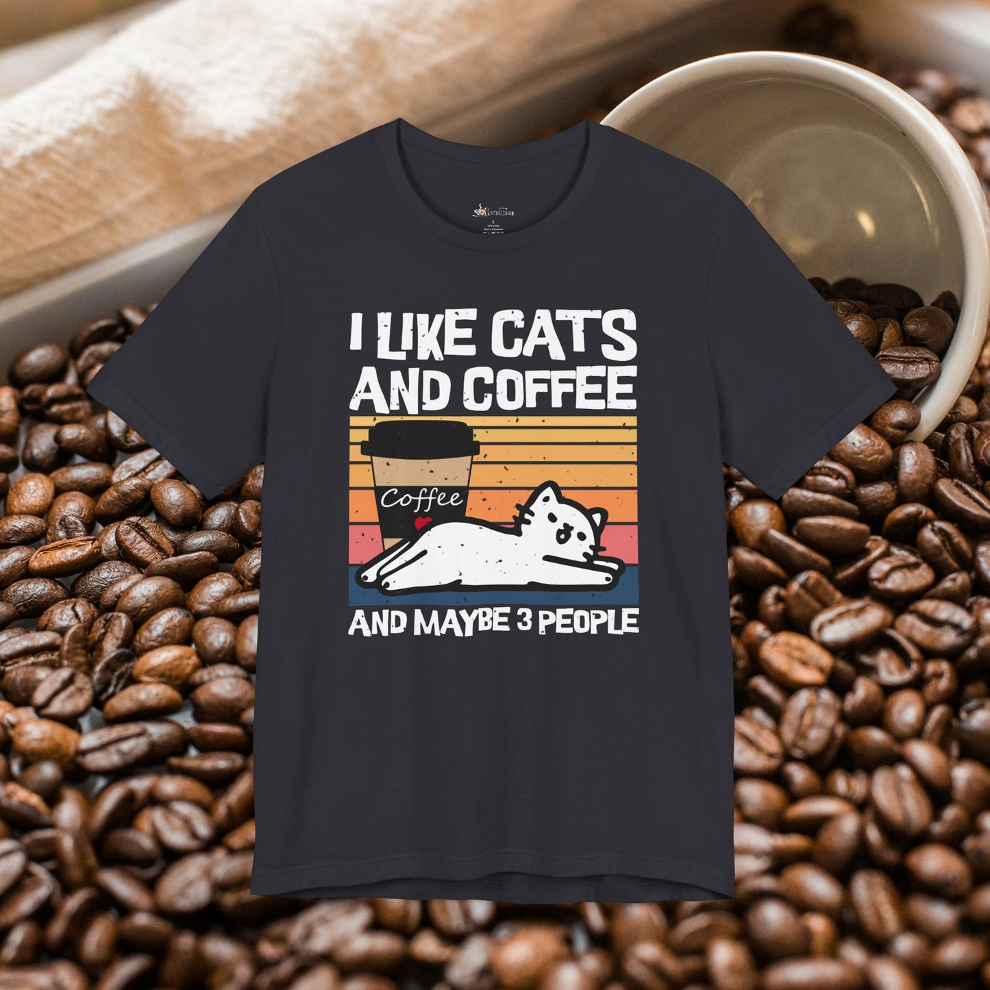 Funny I Likes Cats and Coffee T-Shirt