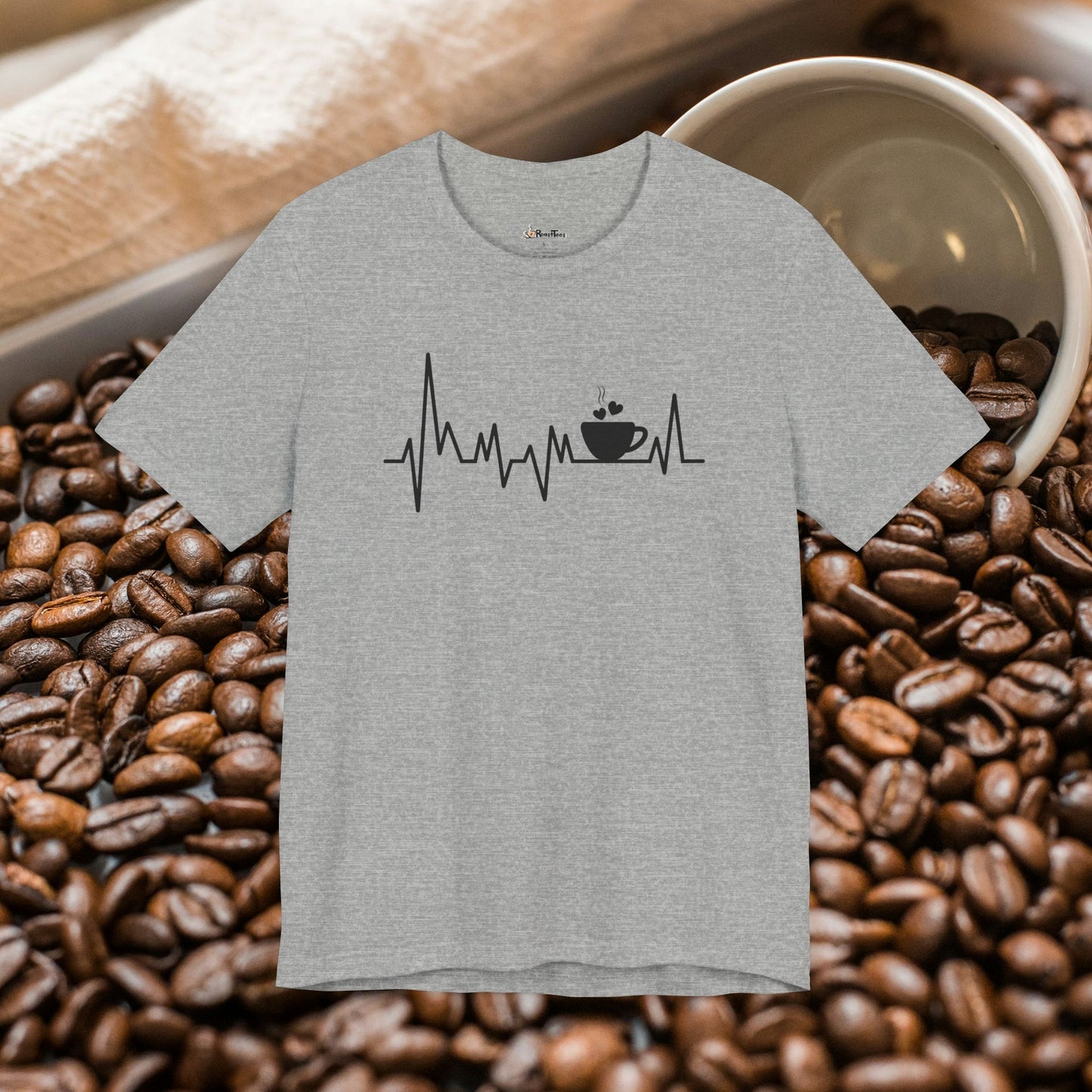 Heartbeat Coffee Cup T-Shirt