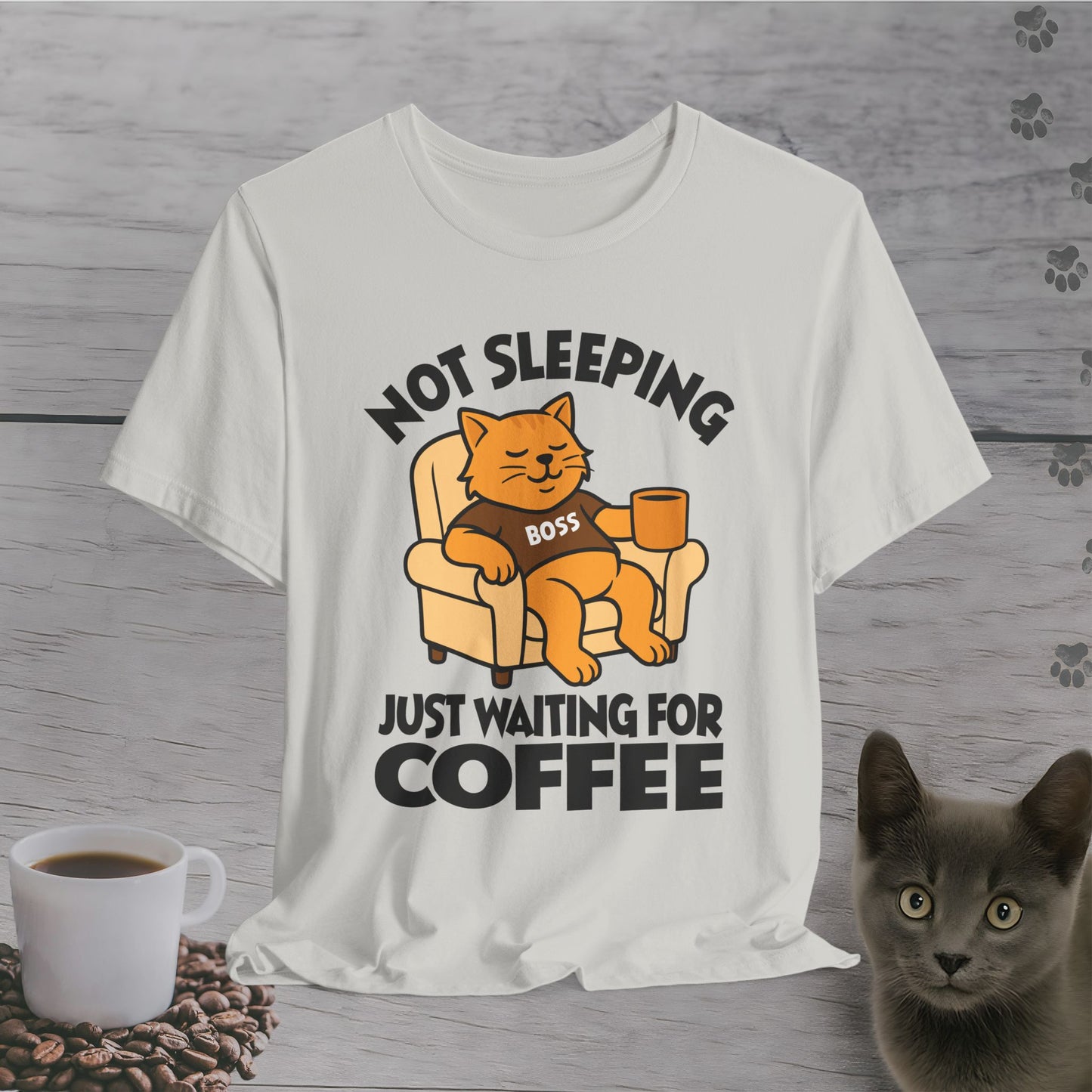 Waiting for Coffee Like a Boss T-Shirt