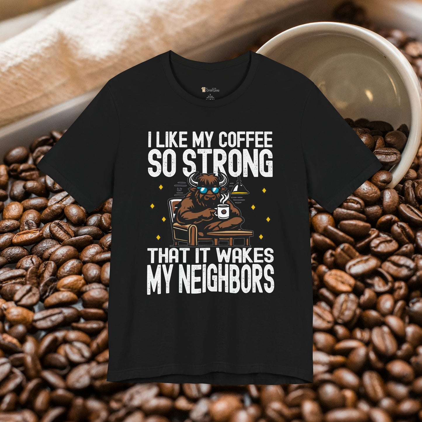 Caffeine That Wakes Neighbors T-Shirt