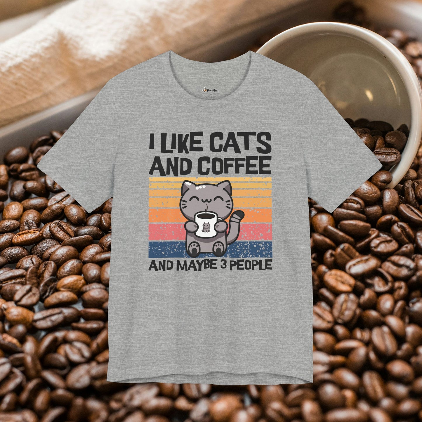 I Like Cats and Coffee T-Shirt
