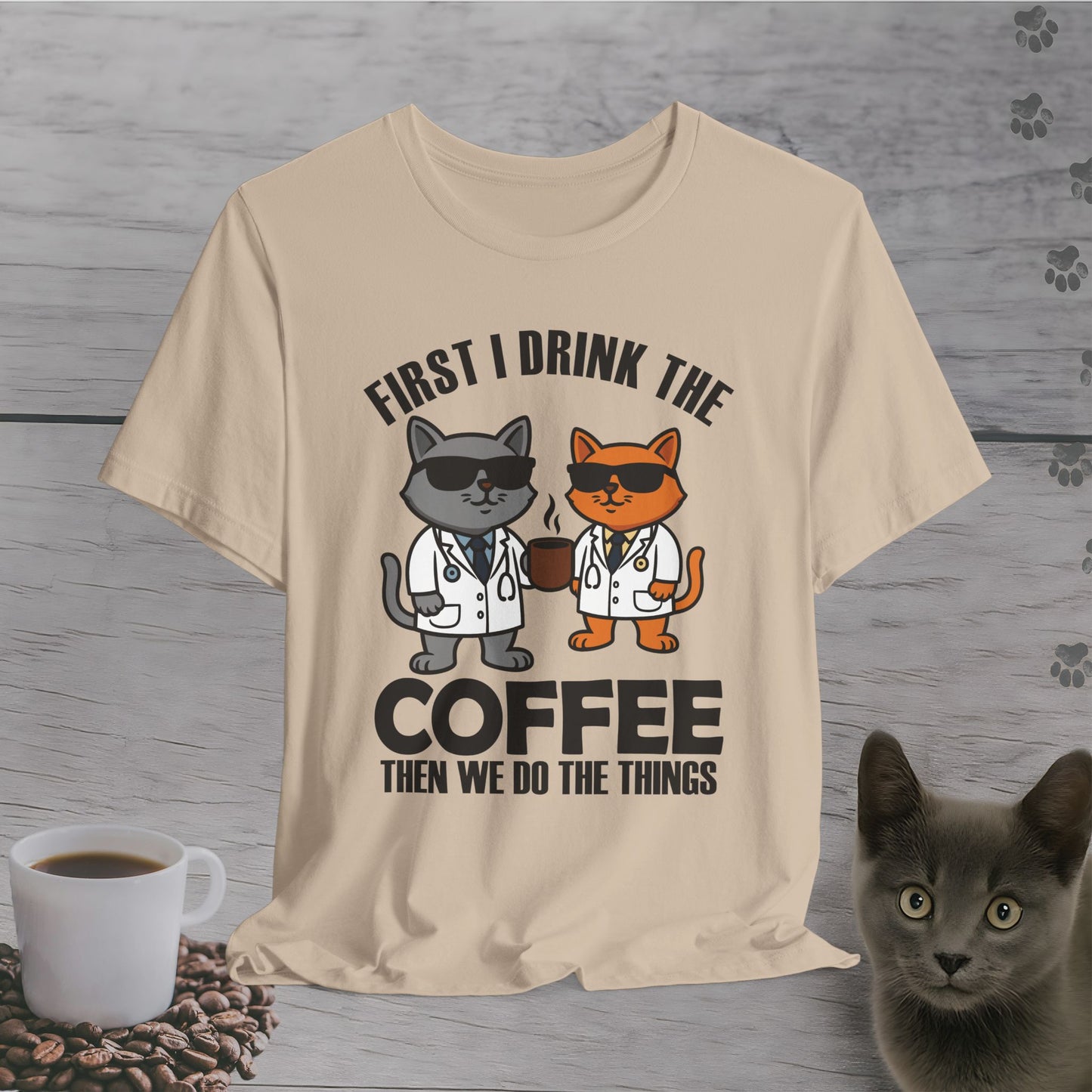 Doctor Cats Need Coffee T-Shirt