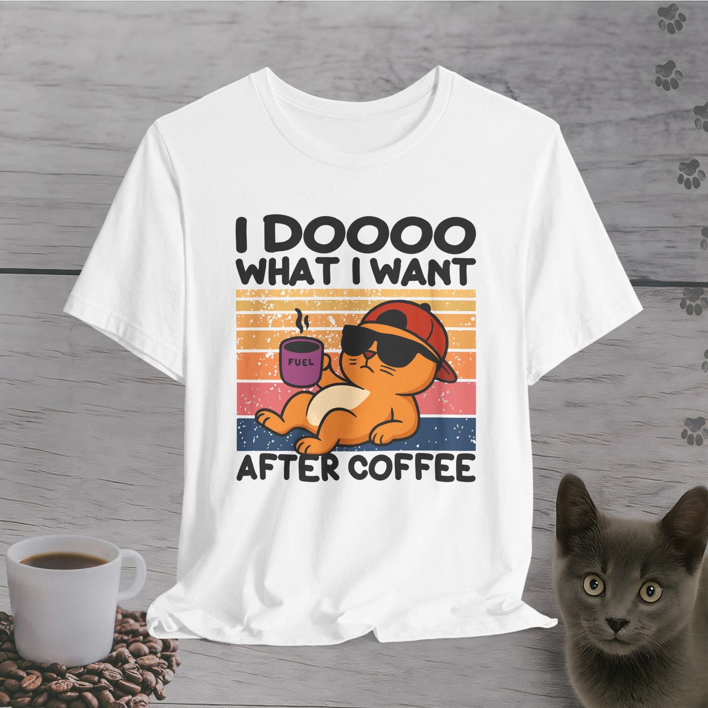 Lazy Boss Cat T-Shirt