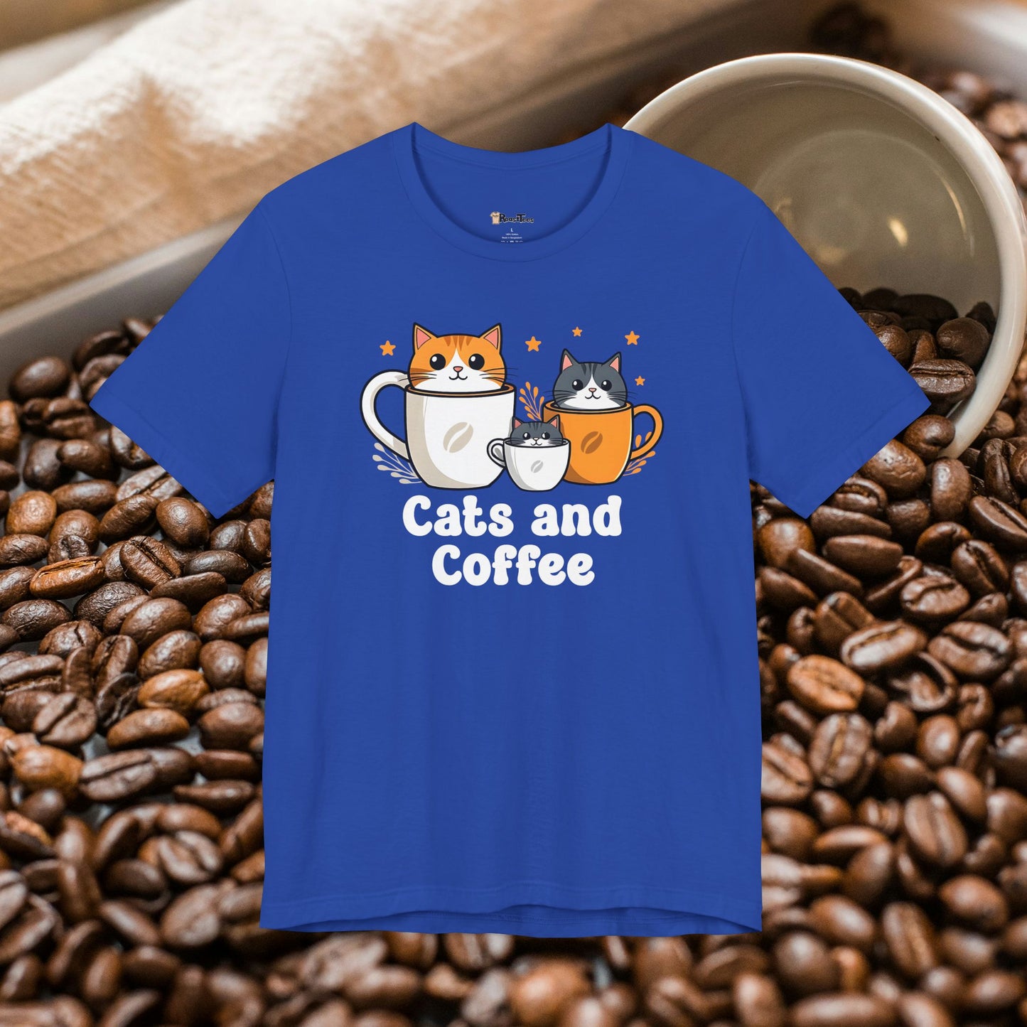 Funny Cats and Coffee T-Shirt