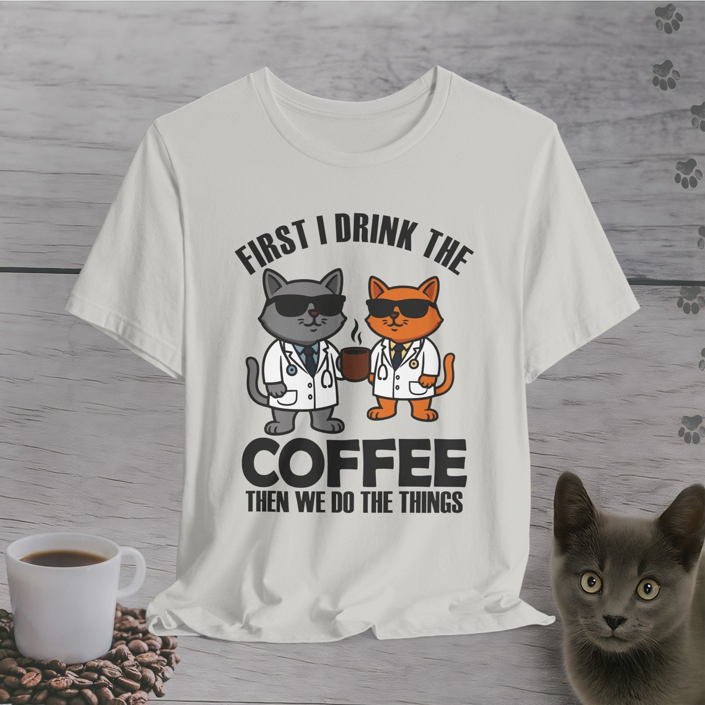 Doctor Cats Need Coffee T-Shirt