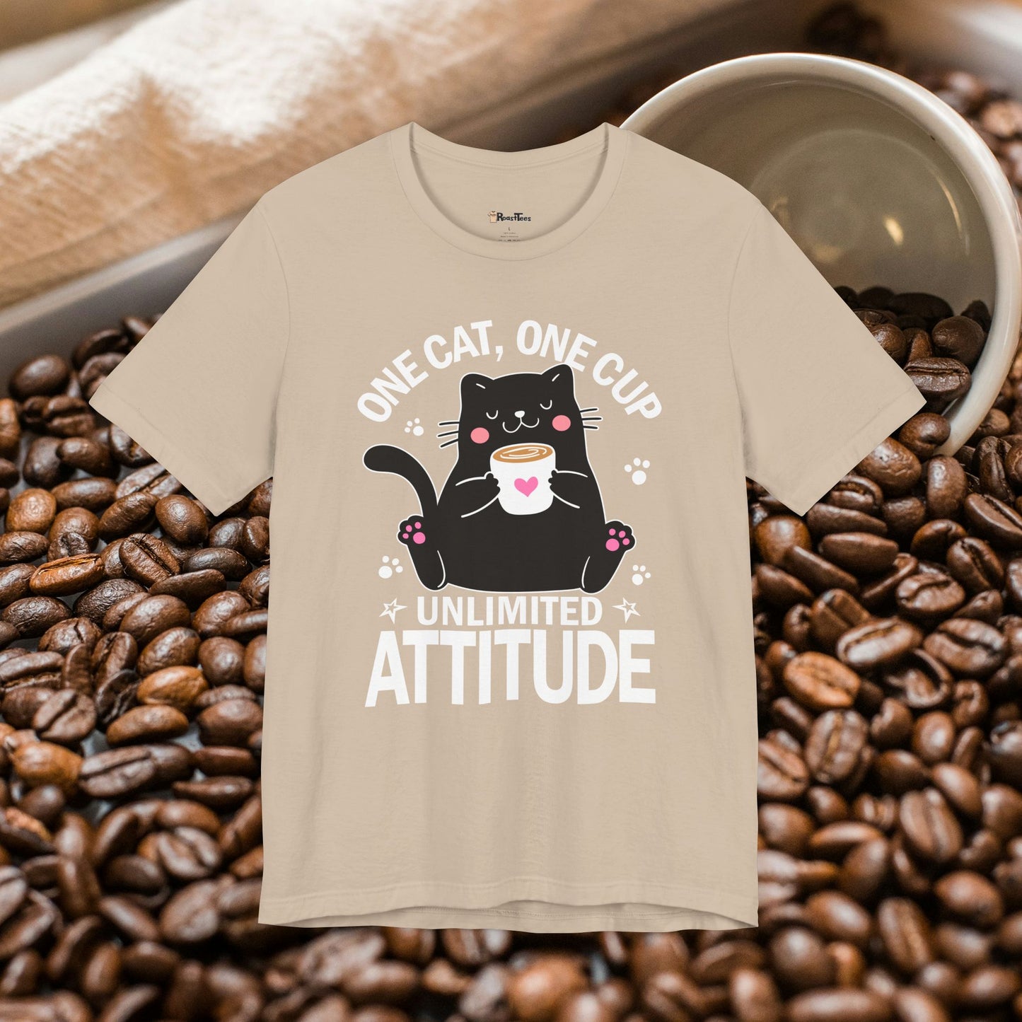Feline Fueled Coffee T-Shirt