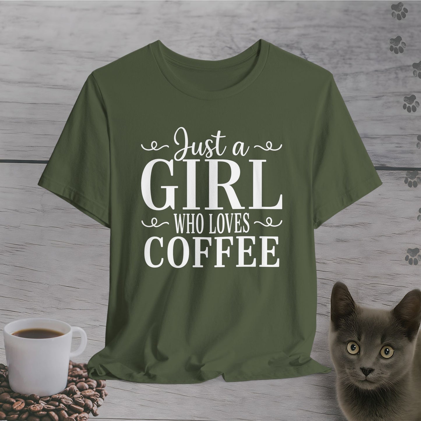 Sweet Just a Girl Who Loves Coffee T-Shirt