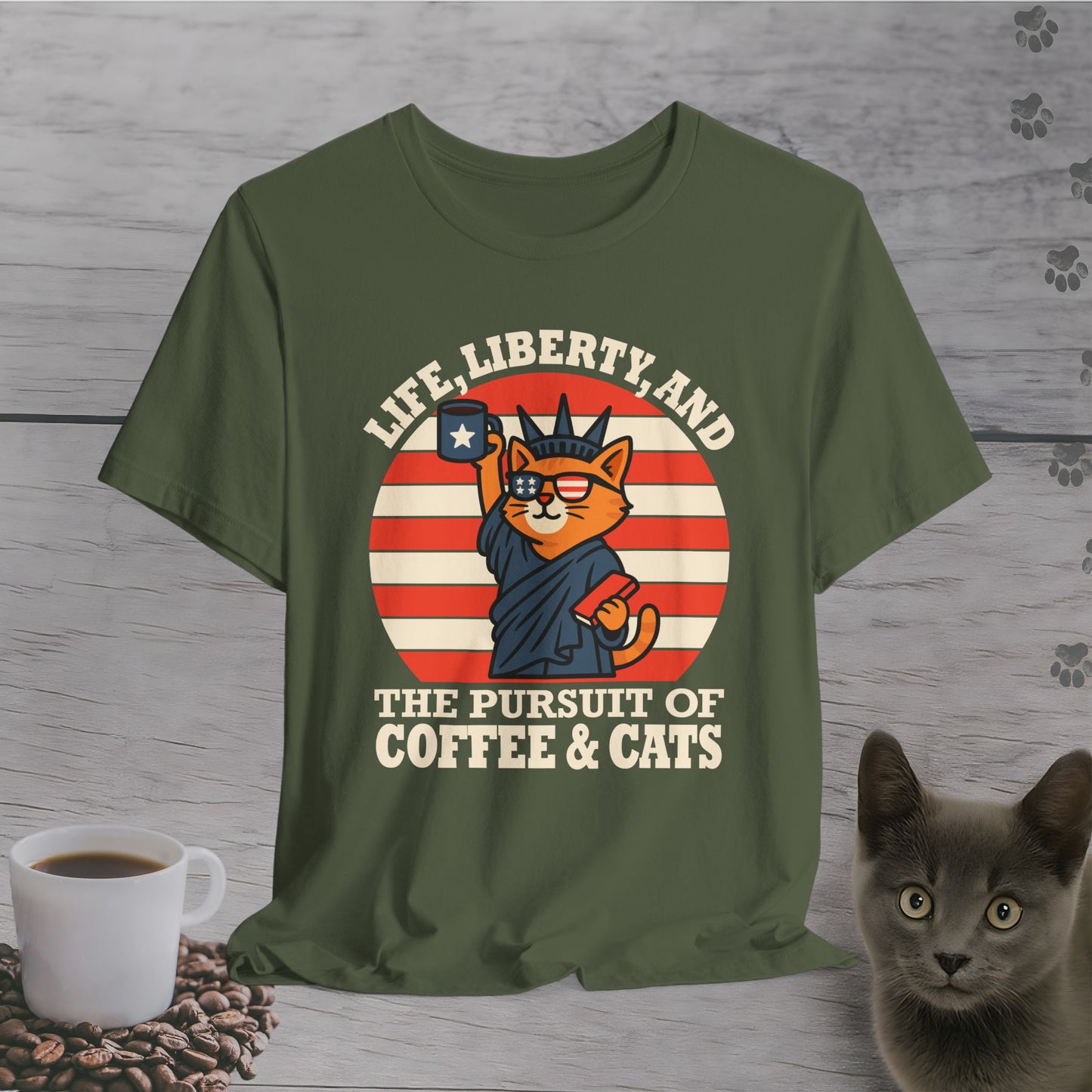 Liberty Brew Cat T-Shirt