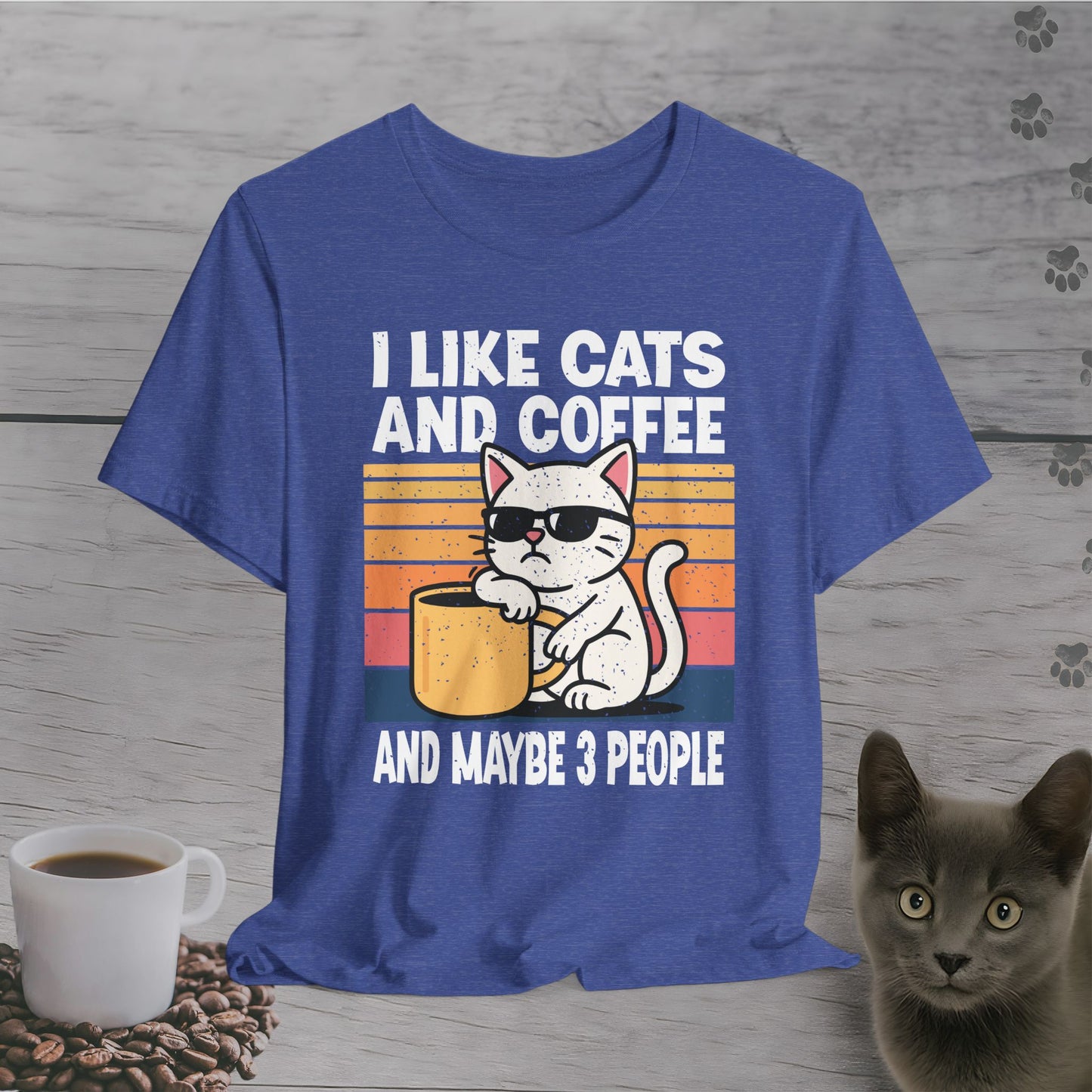 Sassy Cat and Caffeine T-Shirt