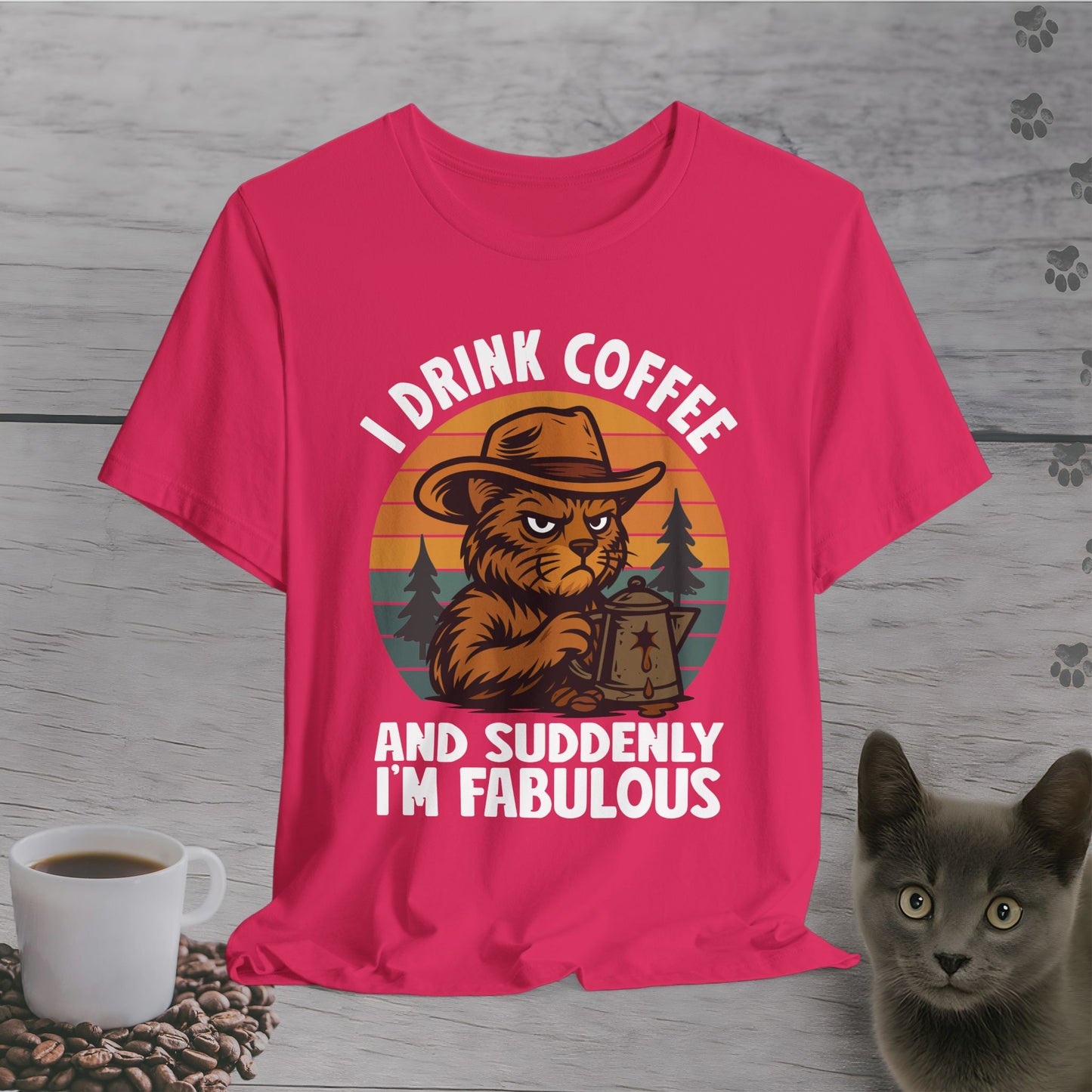 Fabulous Cowboy Cat T-Shirt